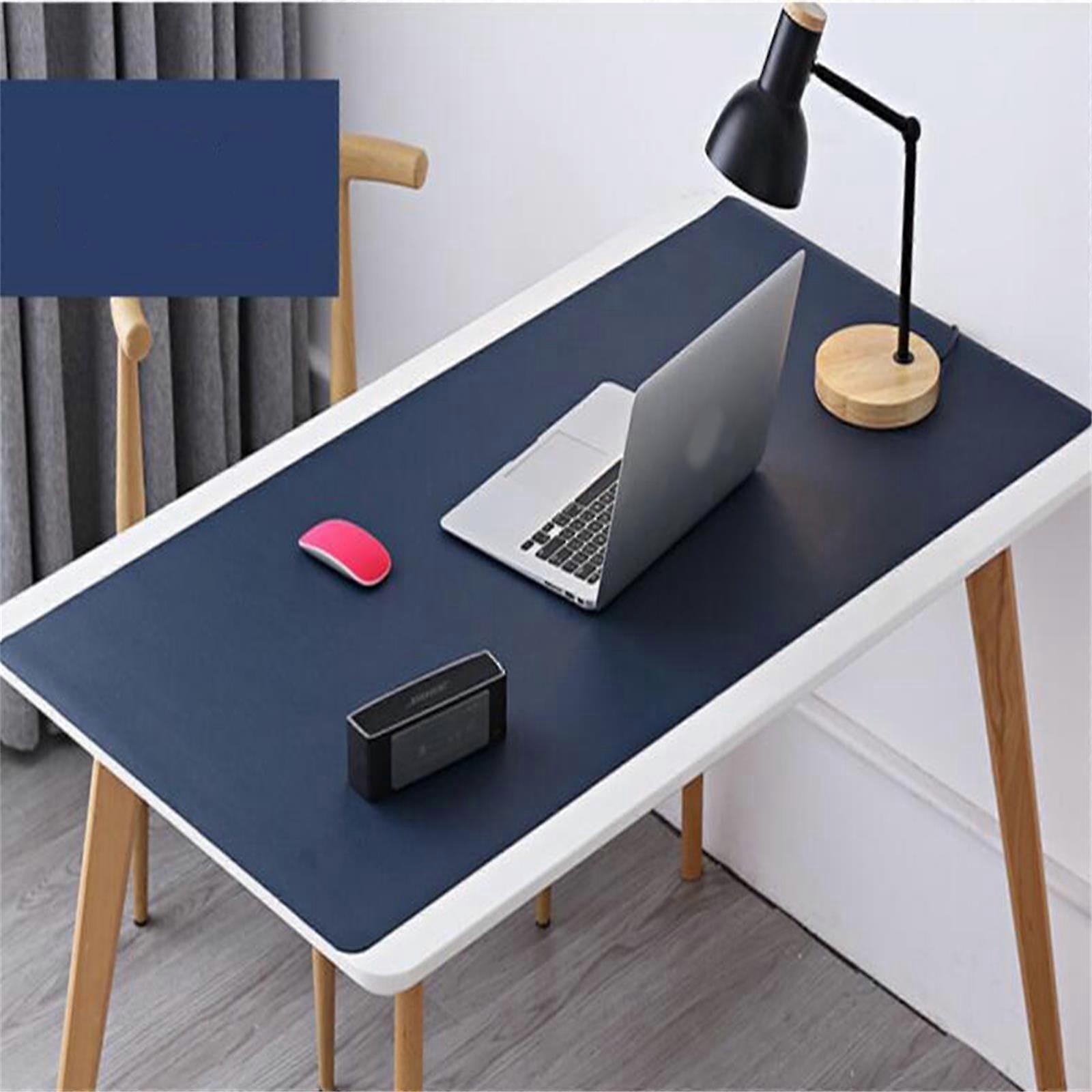 Synthetic Leather Double-Sided Protective Pad. Large Mouse Pad, Keyboard & Mouse