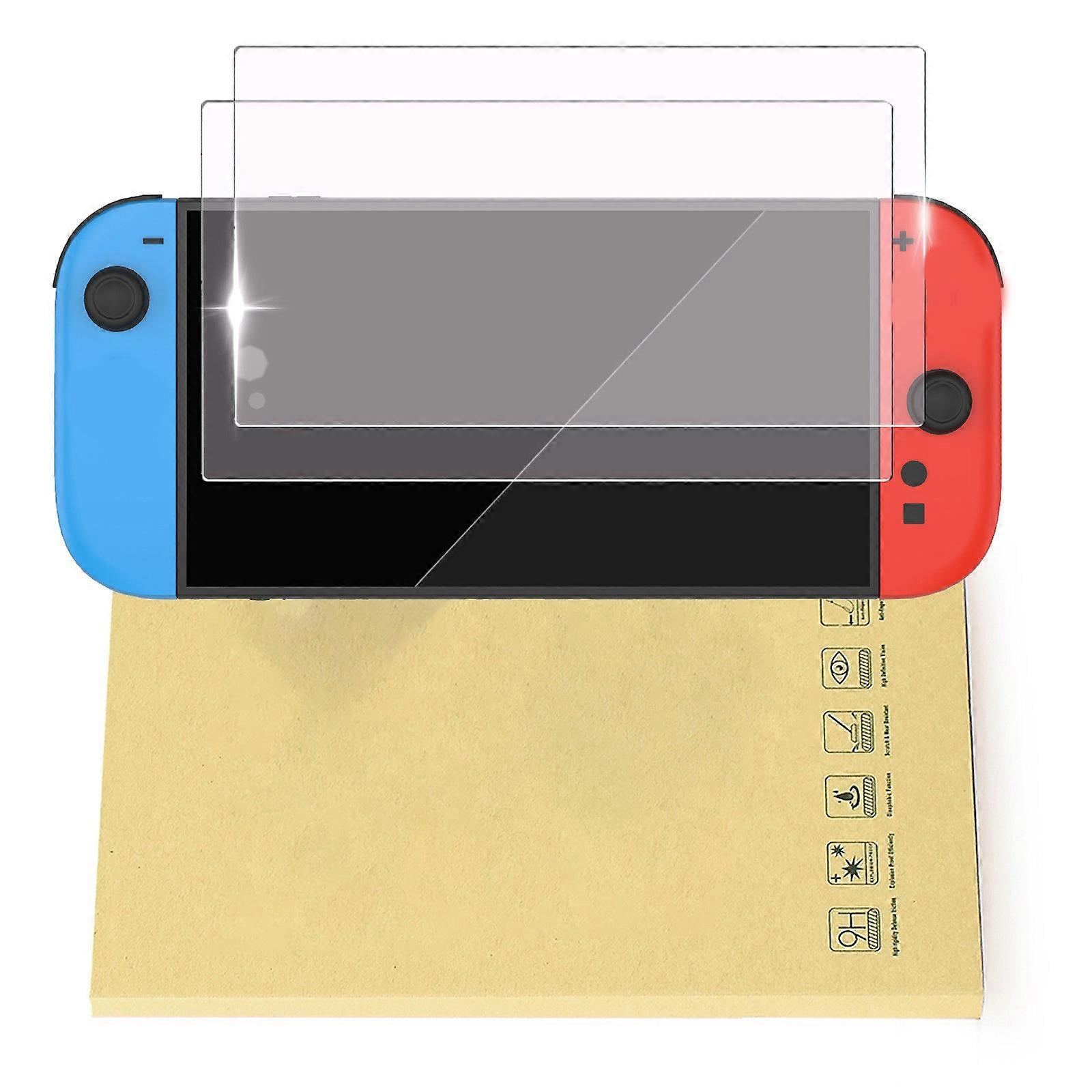 Glass Screen Protectors ExplosionProof Design Scratch Resistance SmudgeFree Clear Surfaces Film for Switch2 Consoles Multicolor