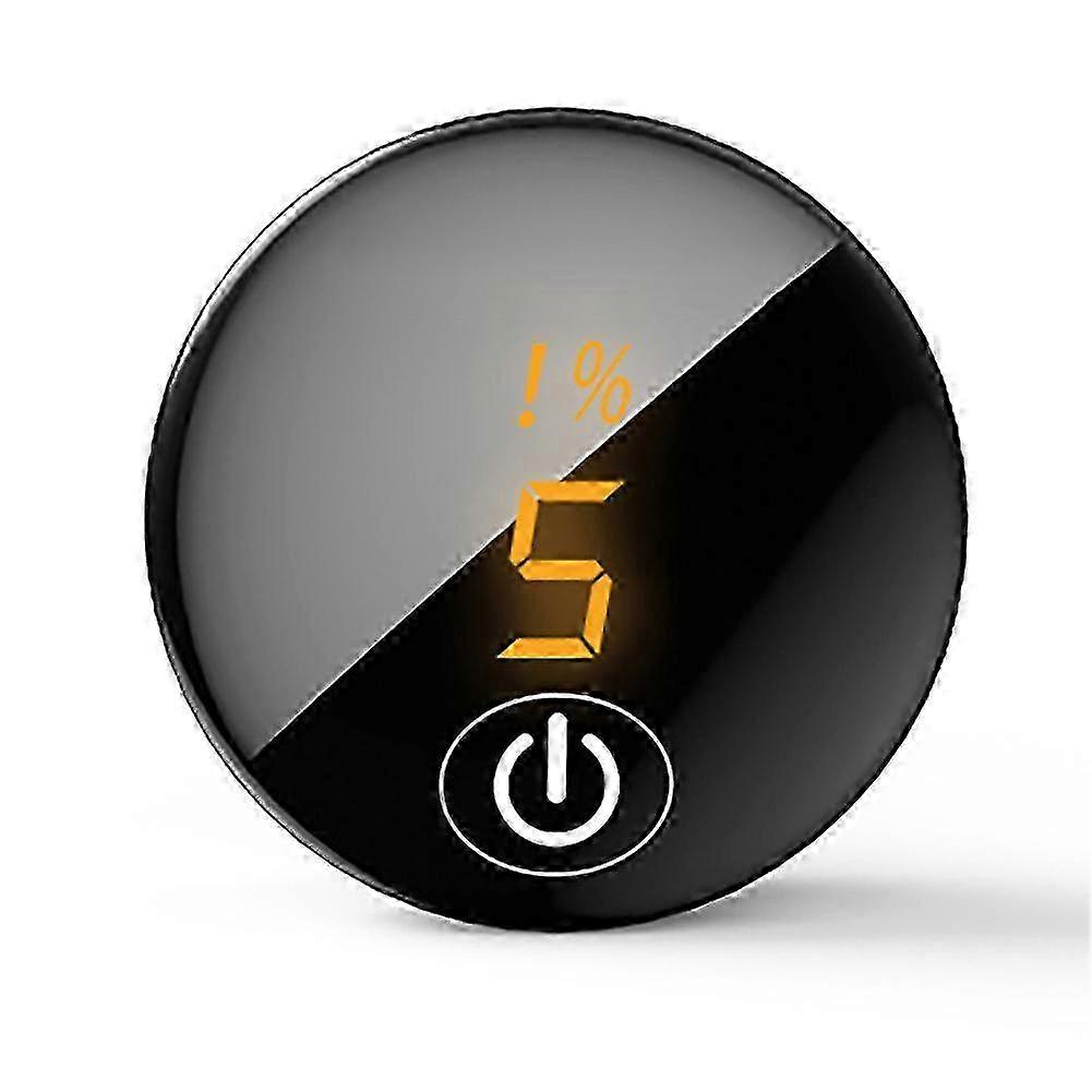 Voltmeter DC Digital Display LED Gauge Meter with Touch Switch for Monitor Battery Voltage Black and Red Light