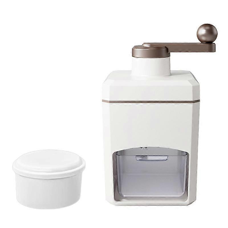 Portable Ice Shaver Chopper Manual Press Snow Cone Smoothie Maker Ice Block Breaking Slush Machine