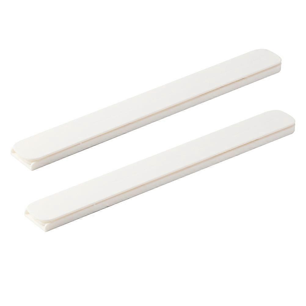4Pcs Self-adhesive Drawer Guide Slides Drawer Slides Drawer Guide Rails (White)
