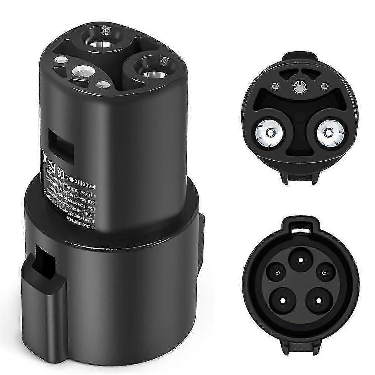 J1772 to Tesla Adapter for Model S/3/X/Y/Cybertruck 80A Fast Charging IP54 Waterproof