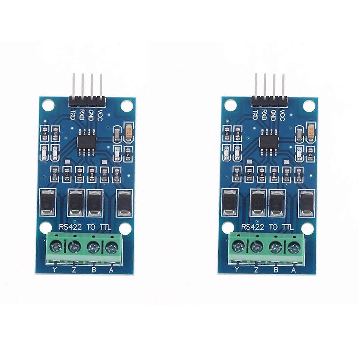 RS422 Mutual Conversion TTL Two-Way Signal Module Full Duplex 422 Turn Singl MAX490 to TTL Module 2p