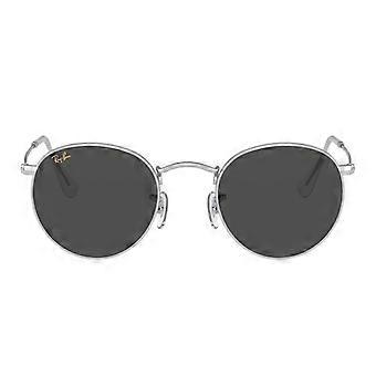 Sunglasses - RAYBAN - RB3447 003 - Silver - Green lenses - Round