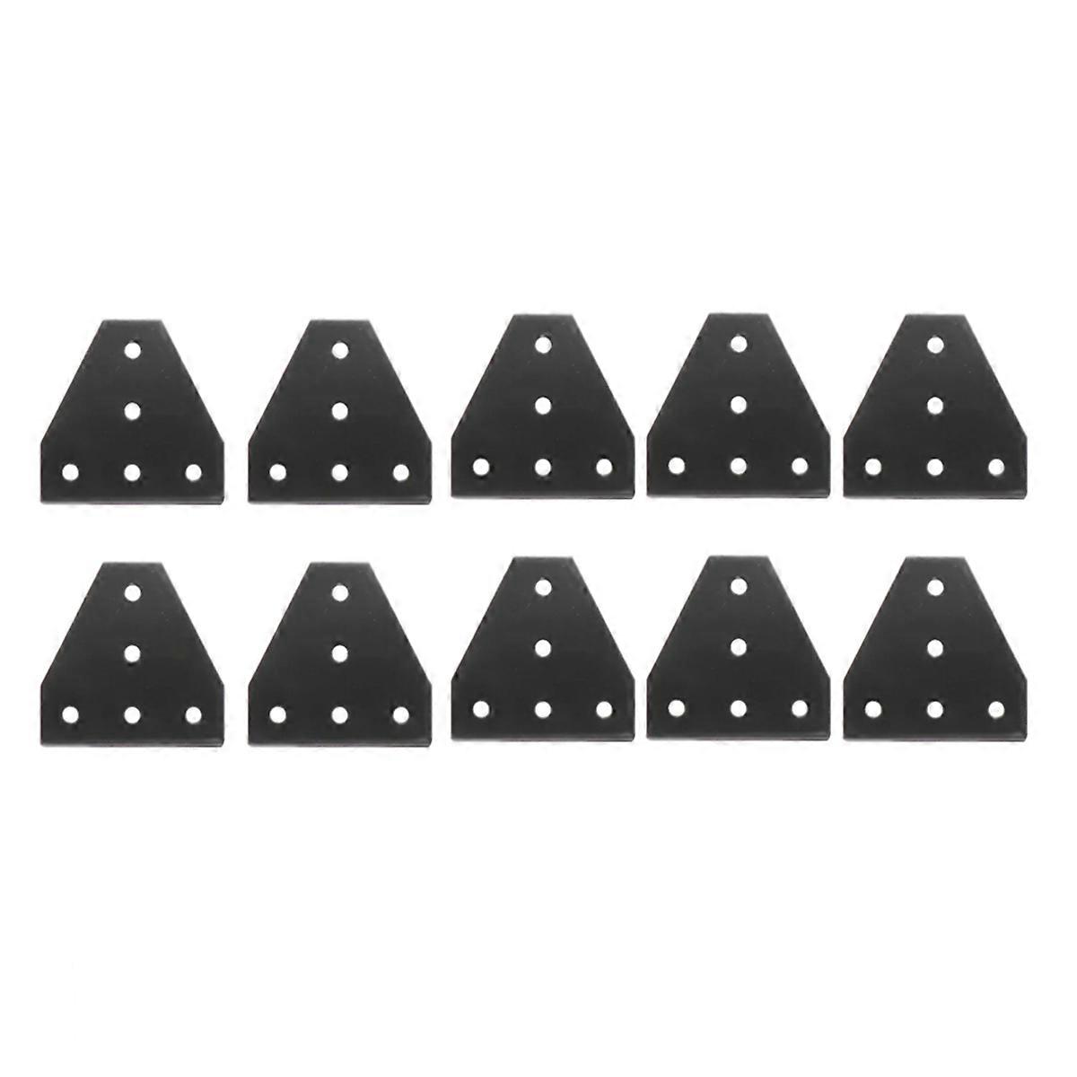 T Shape Corner Angle Bracket for 2020 Aluminum Profile 5 Hole Joining Board Plate, Ideal for 3D Printer