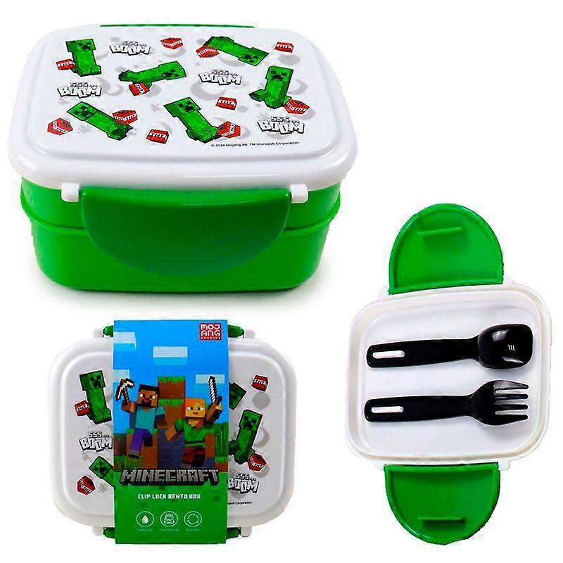 Minecraft TNT Lunchbox met bestekset