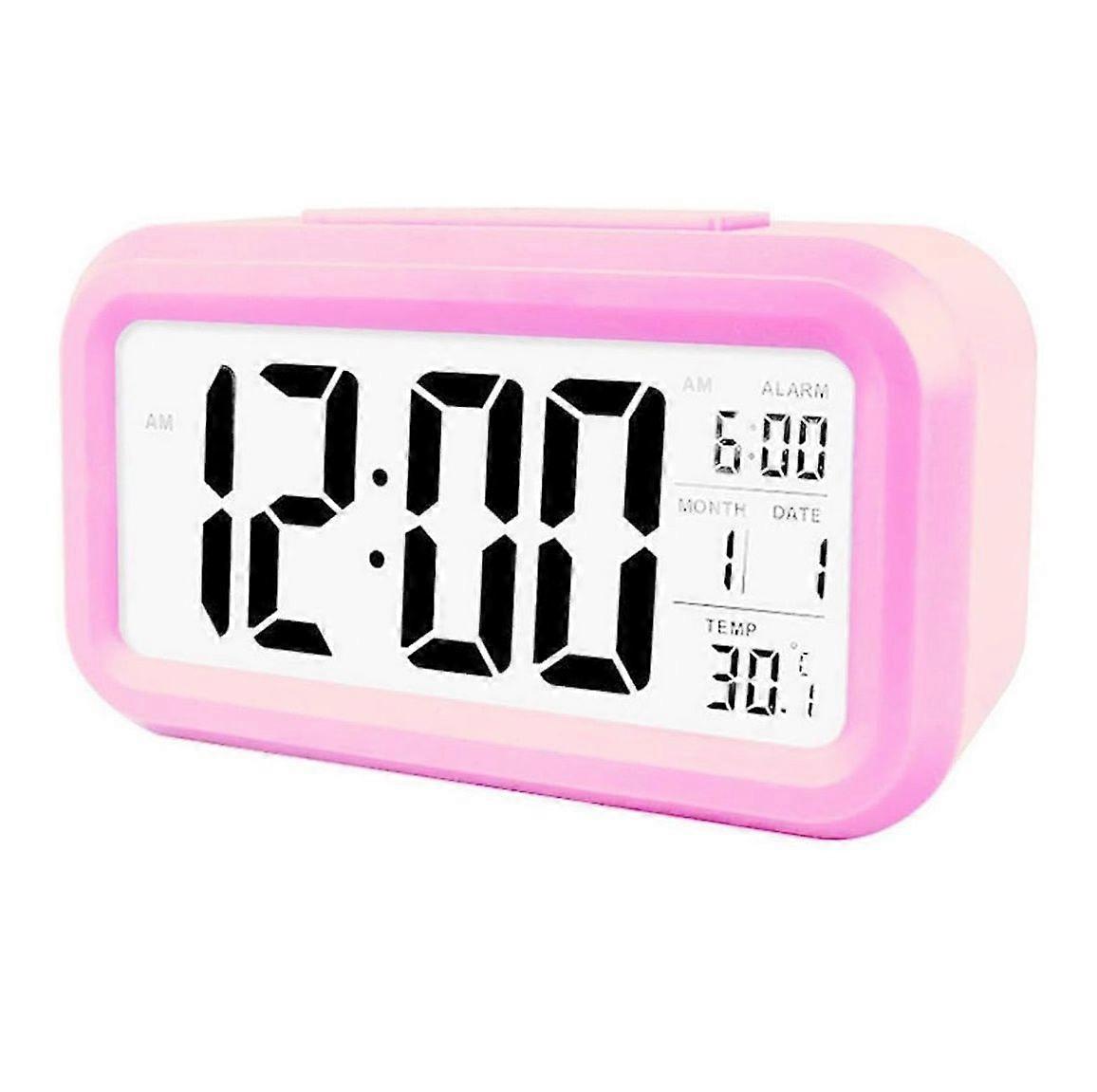 LED Digital Alarm Clock Backlight Snooze Mute Calendar Desktop Electronic Bcaklight Table Clocks