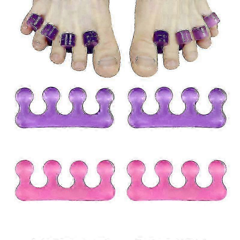 2025 4 Pcs Toe Separators for Pedicure,Toe Separators