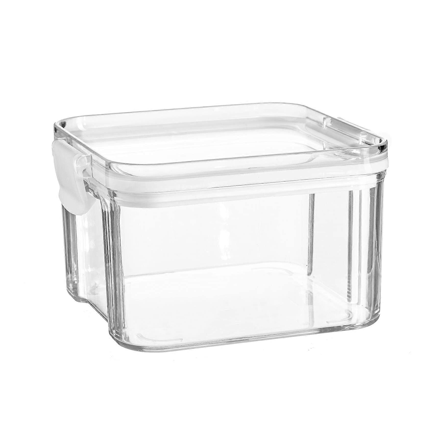 Food Storage Container 460ml Clear Airtight Lunch Box with ClipLock Lid for Meal Prep Freezer