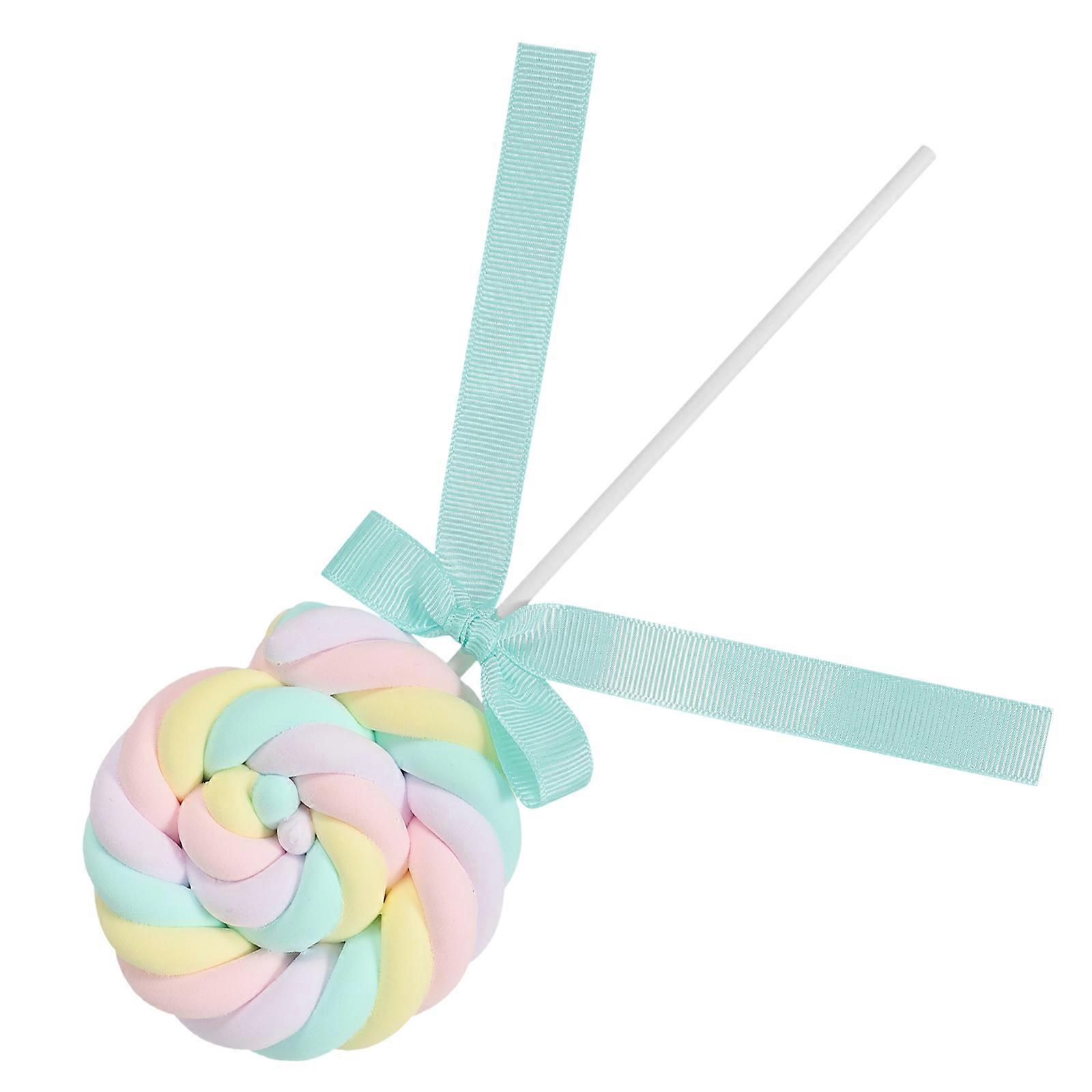 Fake Lollipop Prop Simulation Candy Decoration for Party 3Pcs Set