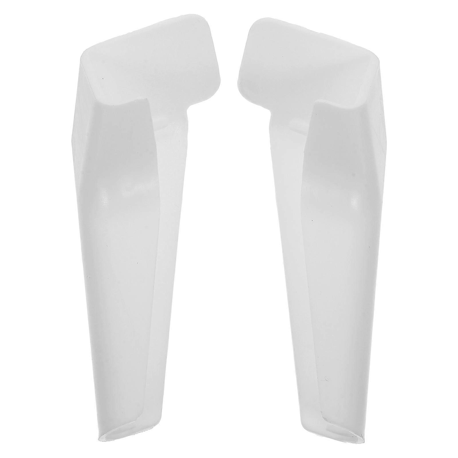 Rv Rain Gutter Spouts White Rv Rain Gutter Spout With Extensions For Travel Trailer 11.50X5.00X4.00CM 2Pcs High-Efficiency Drainage