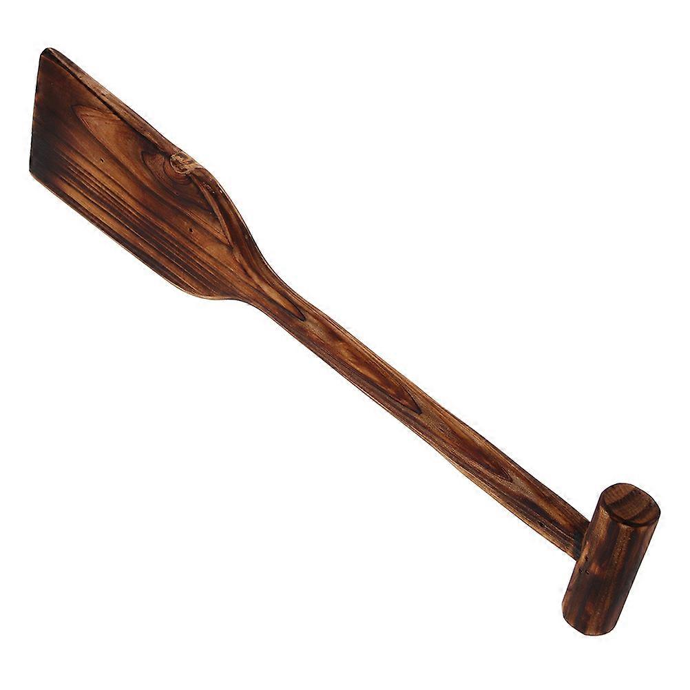Light Brown Wooden Oar for Wall Decor Nautical Paddle