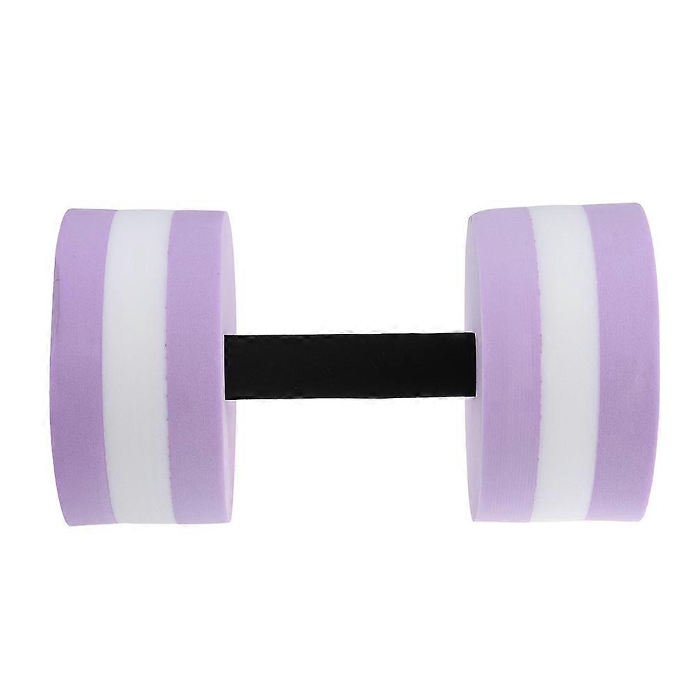 Pool Dumbbells Aquatic Exercise Dumbbell for Exercising 2Pcs Lavender Eva