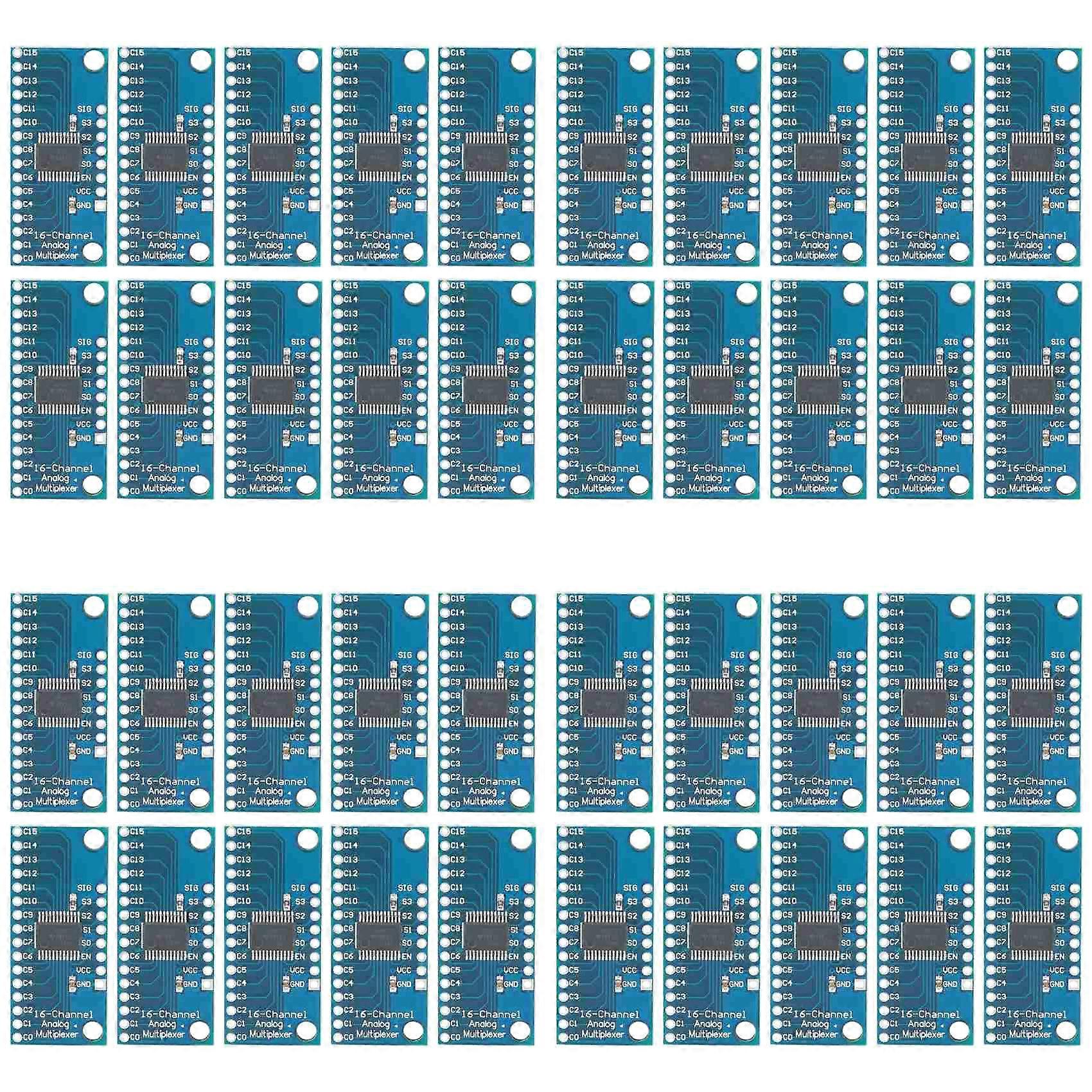 40Pcs 16CH Analogue Multiplexer Module 74HC4067 CD74HC4067 Precise Module Digital Multiplexer MUX Breakout Board