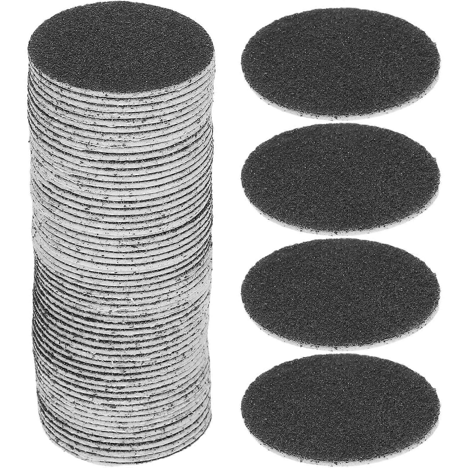 60Pcs Replacement Sandpaper Disk Discs for Electronic Foot File Callus Remover Tool(Specification 80)