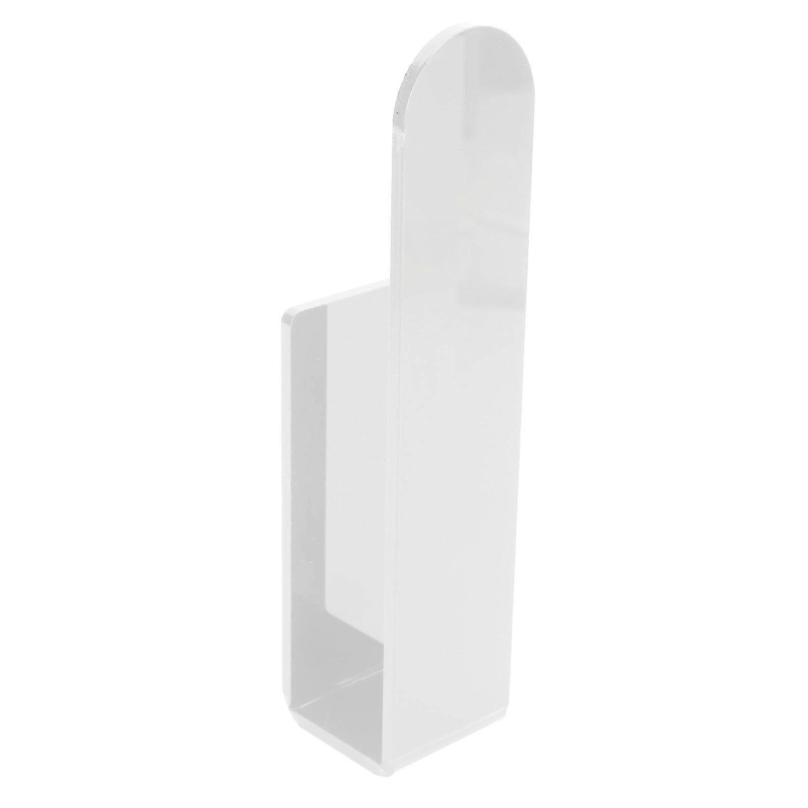Clear Acrylic Wall Mounted Hat Rack with SpaceSaving LShaped Design and Enhanced Holding Power