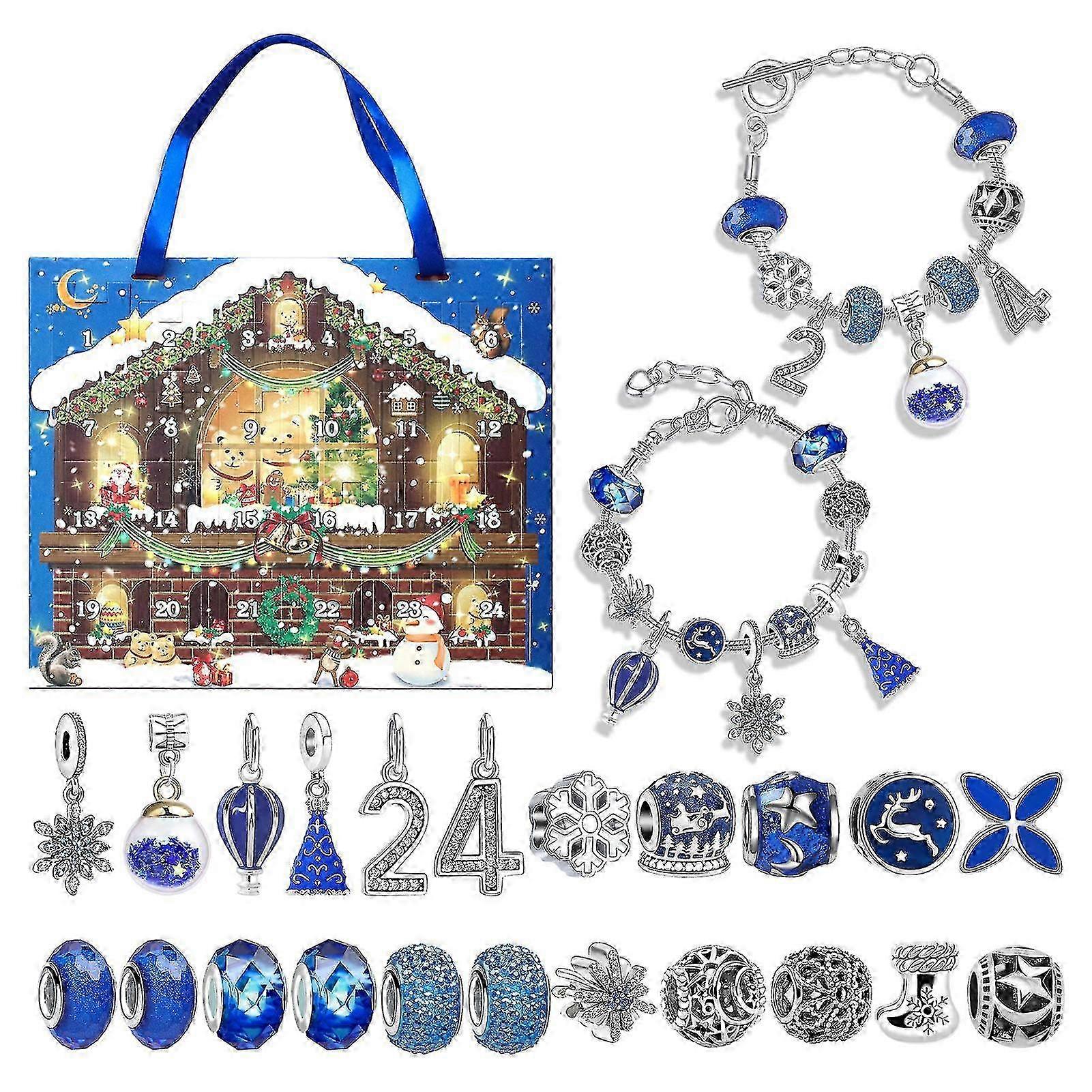 Children's Christmas Bracelet Advent Calendar DIY Craft Set