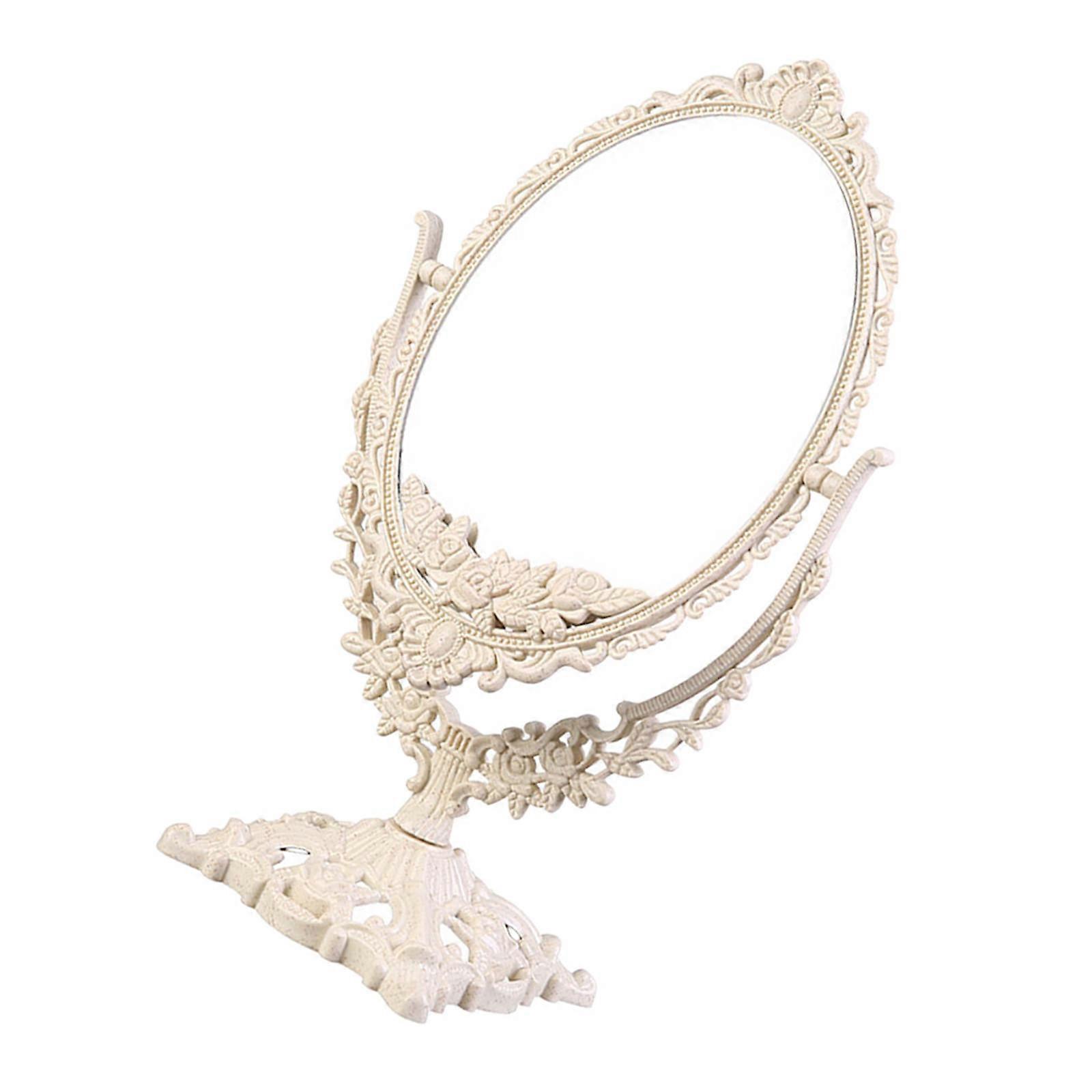 Desk Mirror Table Vanity Mirror with Adjustable Rotation 2Pcs for Home