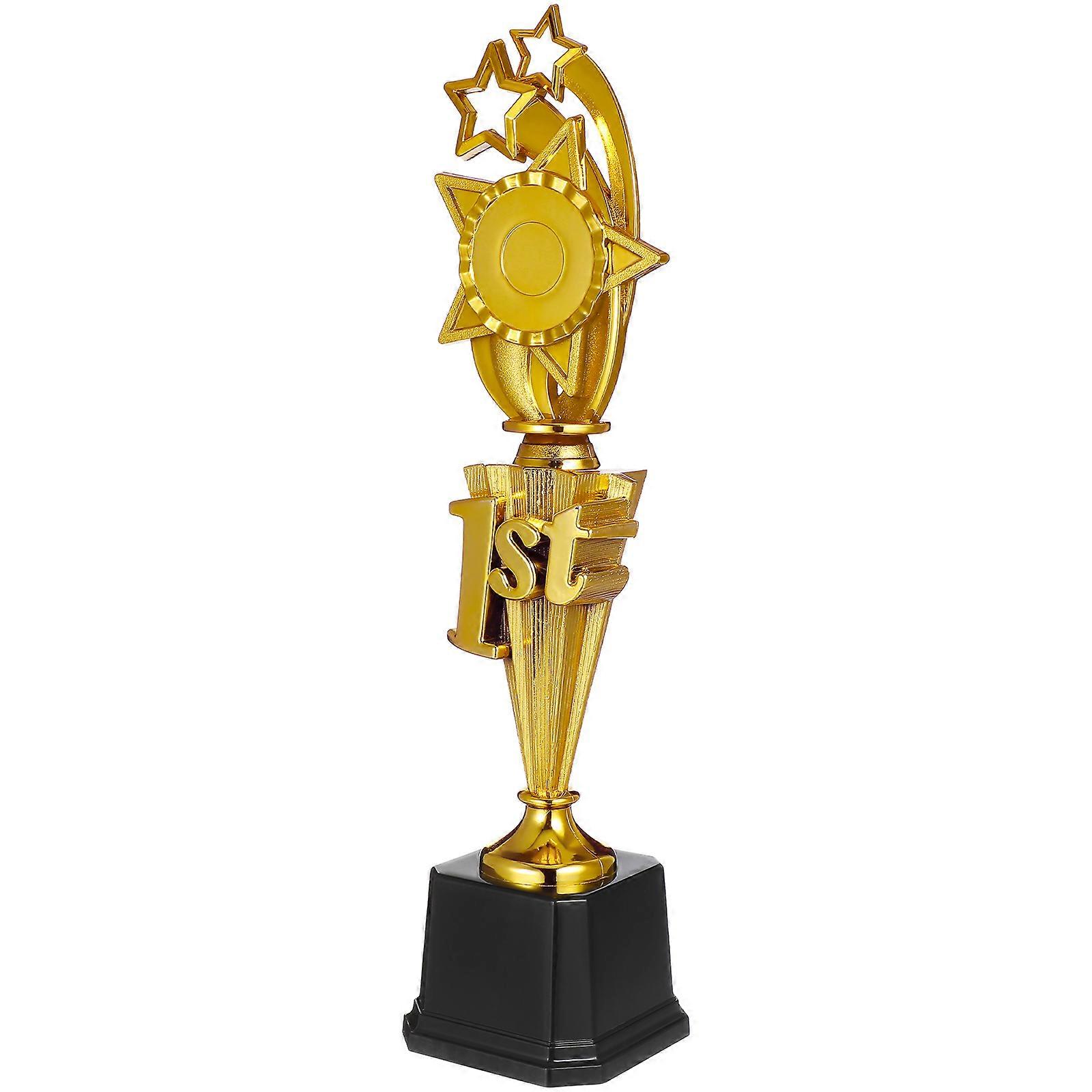 Soccer Trophy Gold Plastic Award for Winning Celebration