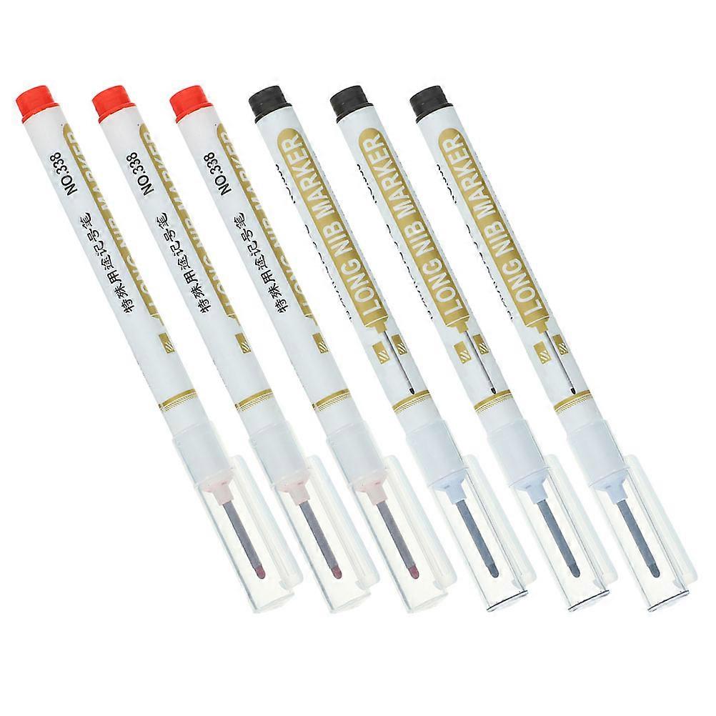 Deep Hole Ink Marker for Carpentry for Accurate Marking 6Pcs