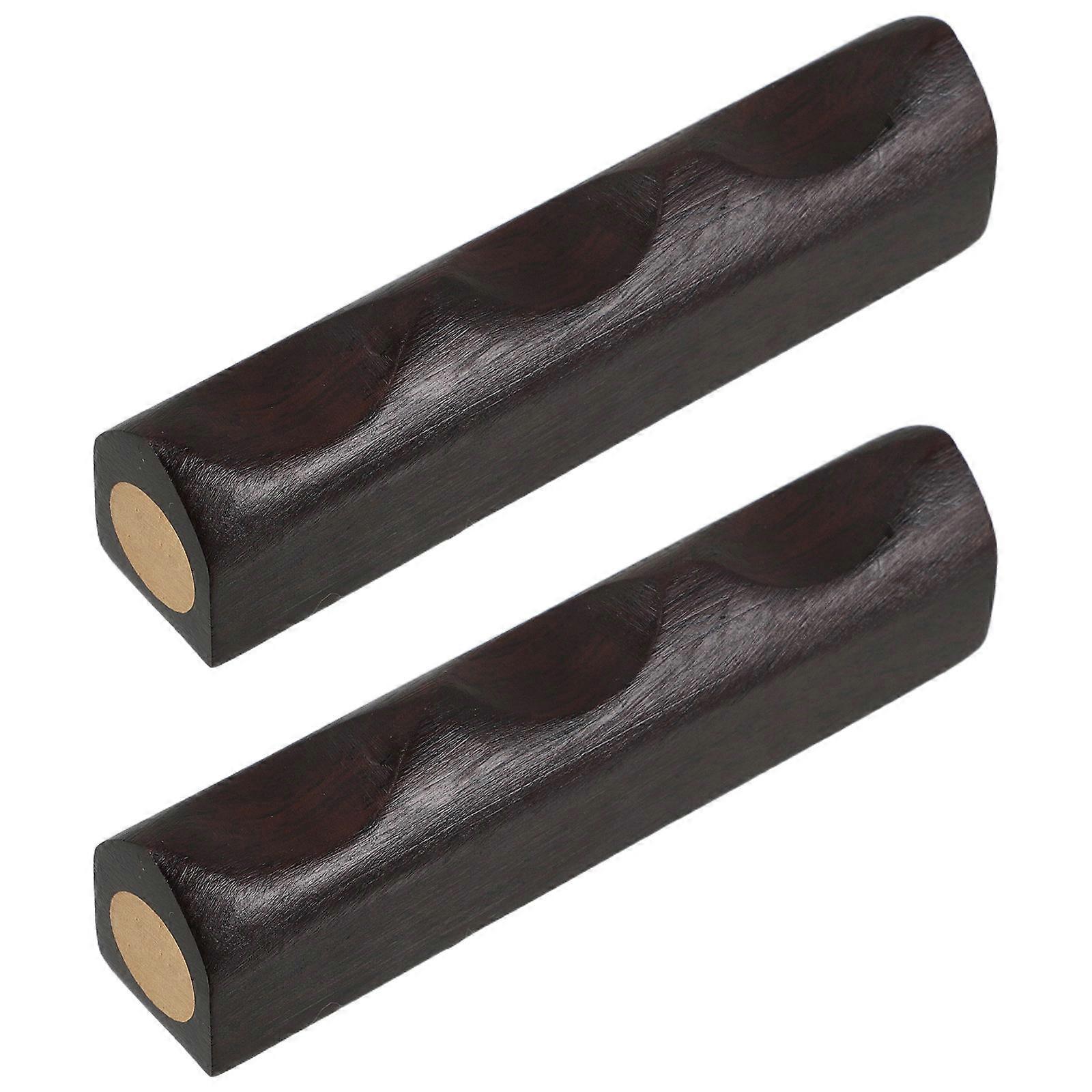 Minimalist Calligraphy Brush Rest Stand Wood Holder 4Pcs Pack