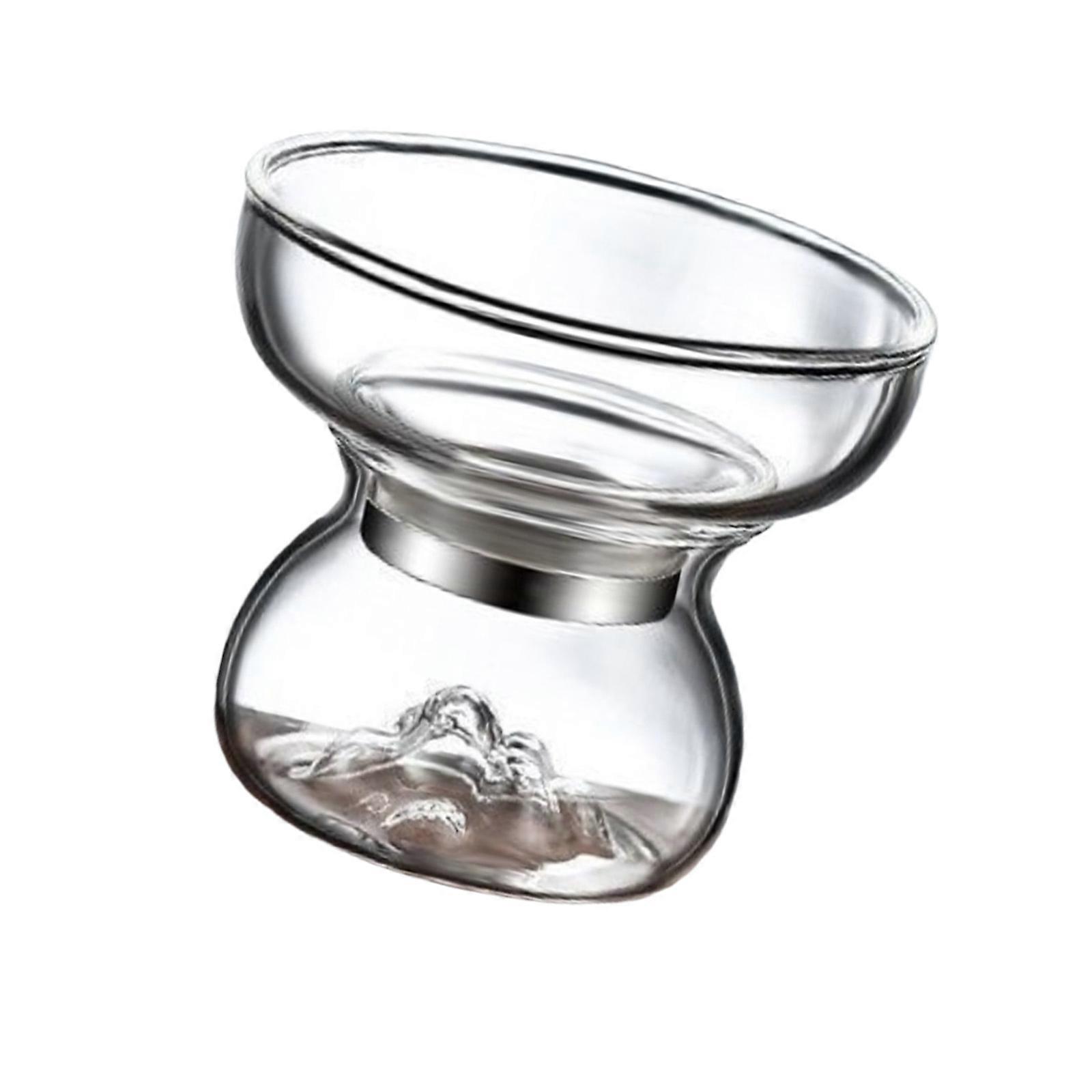 Easy to Clean Clear View Teapot Borosilicate Glass Teas Strainer With Temperature Resistance For Office Use  Clear