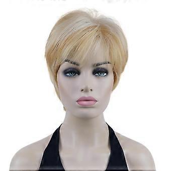 8 "parrucche da donna corte e dritte resistenti al calore dei capelli sintetici cosplay festa quotidiana