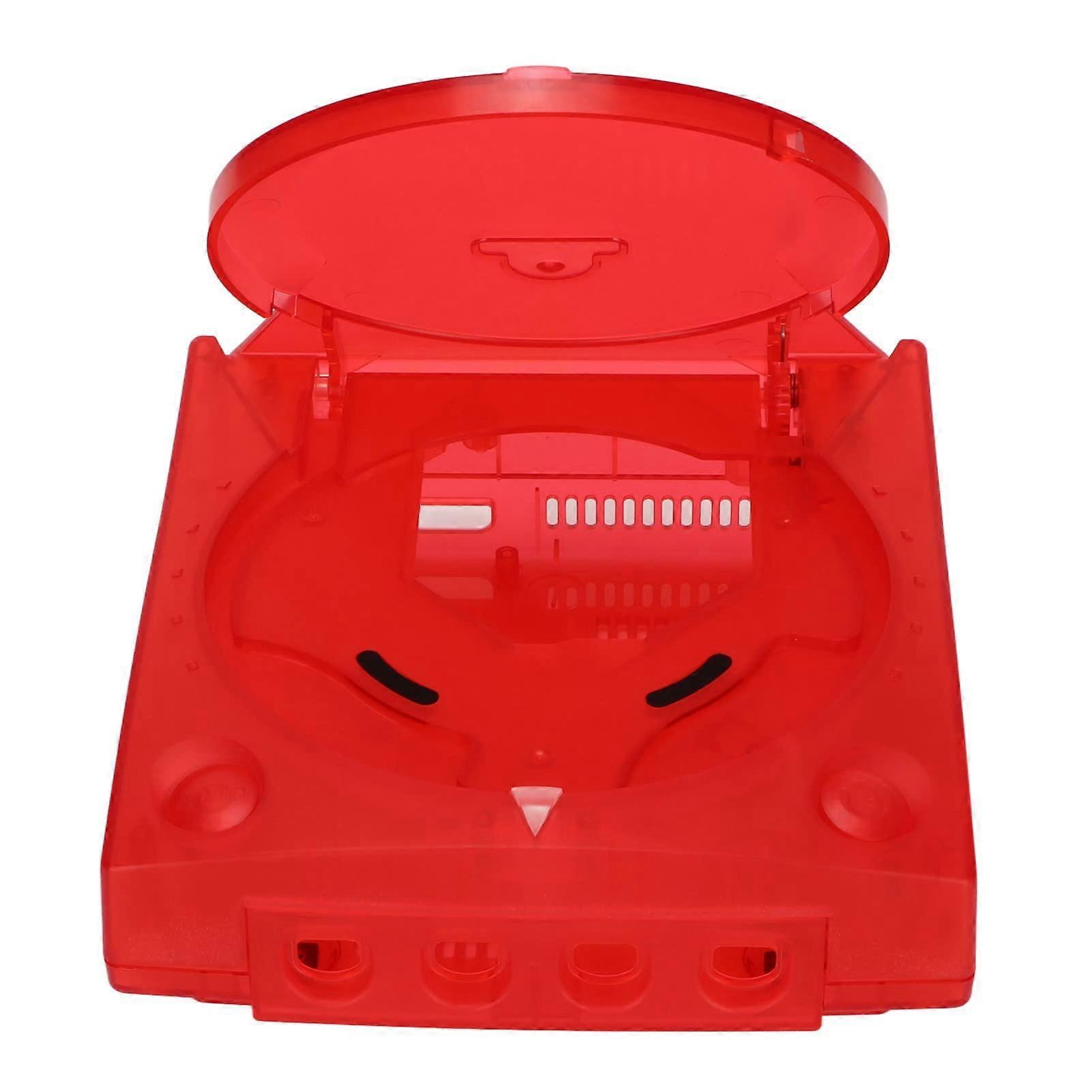 Translucent Red Shockproof Protective Cover Durable ABS Housing for Sega Dreamcast