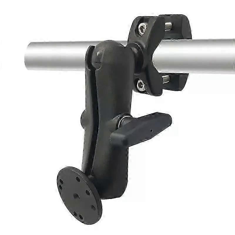 Aluminum Handlebar Clamp Mount U-bolt Base For RAM Mounts C size 15 inch Ball Double Socket Arm