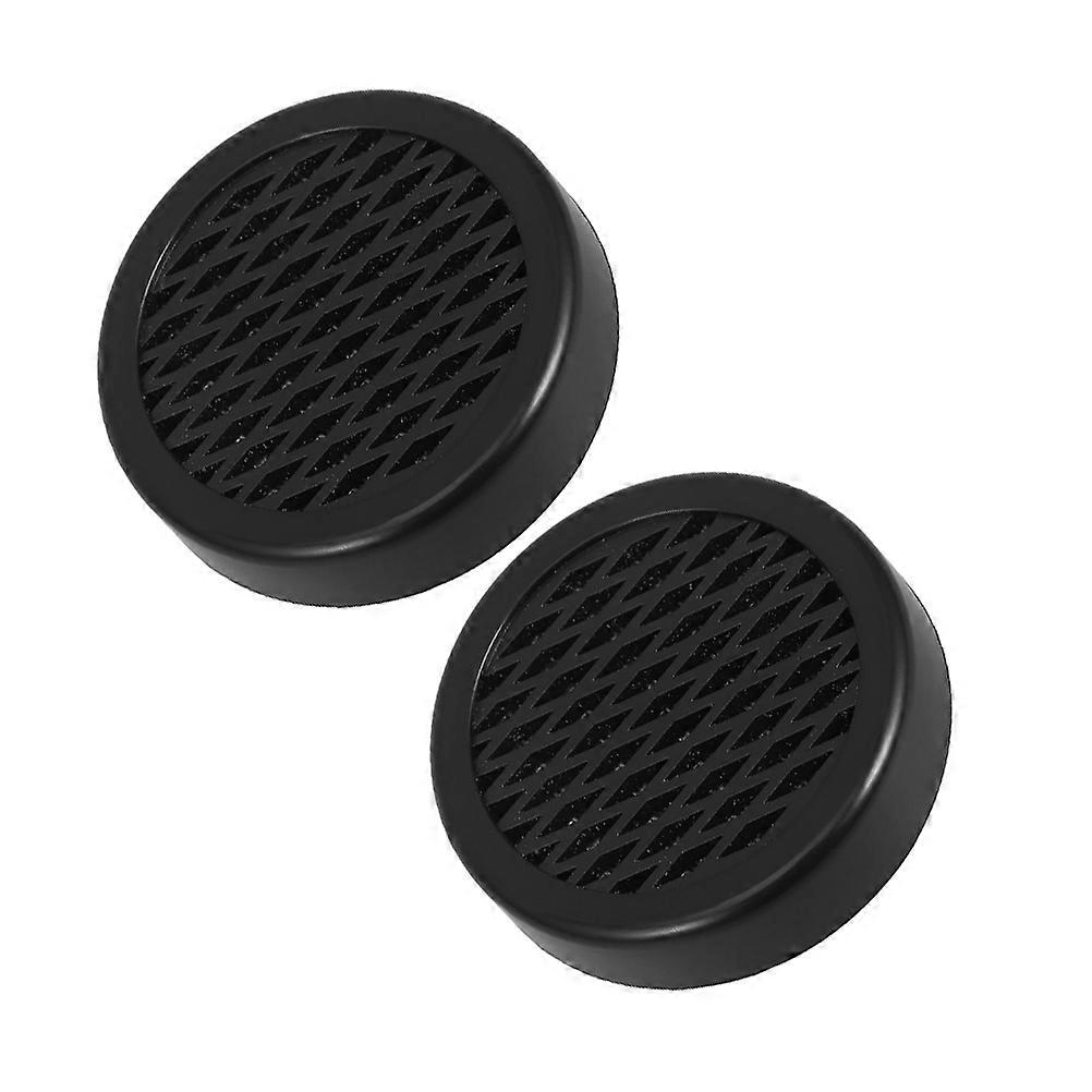 Black Cigar Humidifier Round Moisture Keeper 2Pcs for Home Use