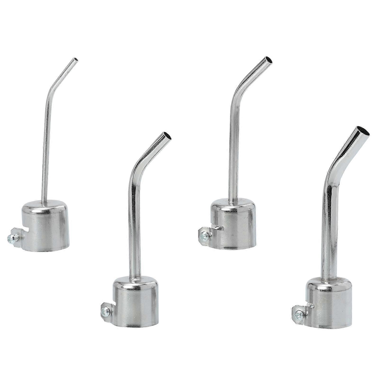 Soldering Station Nozzle Bent Curved Heat Tool 4Pcs for Precise Use