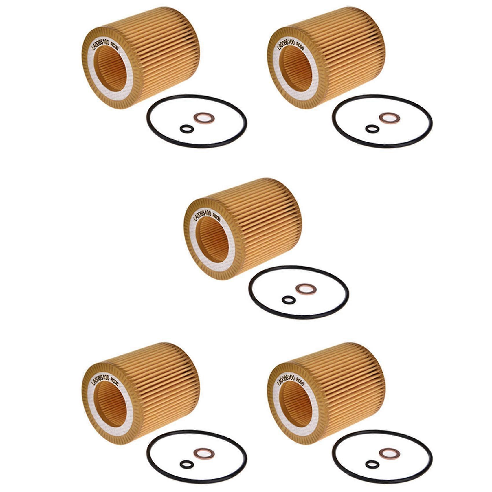 5X Engine Oil Filter Hu816X for Bmw E60 E82 E88 E90 E92 E93 09106015 11427541827