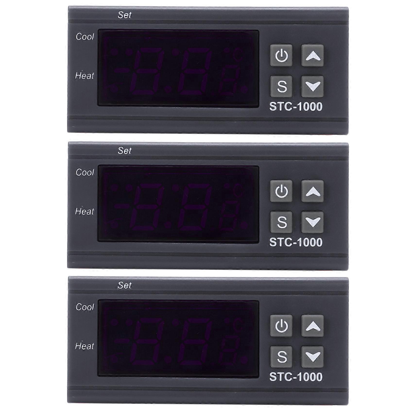 4X 220V Digital STC-1000 Temperature Controller Thermostat Regulator+Sensor Probe