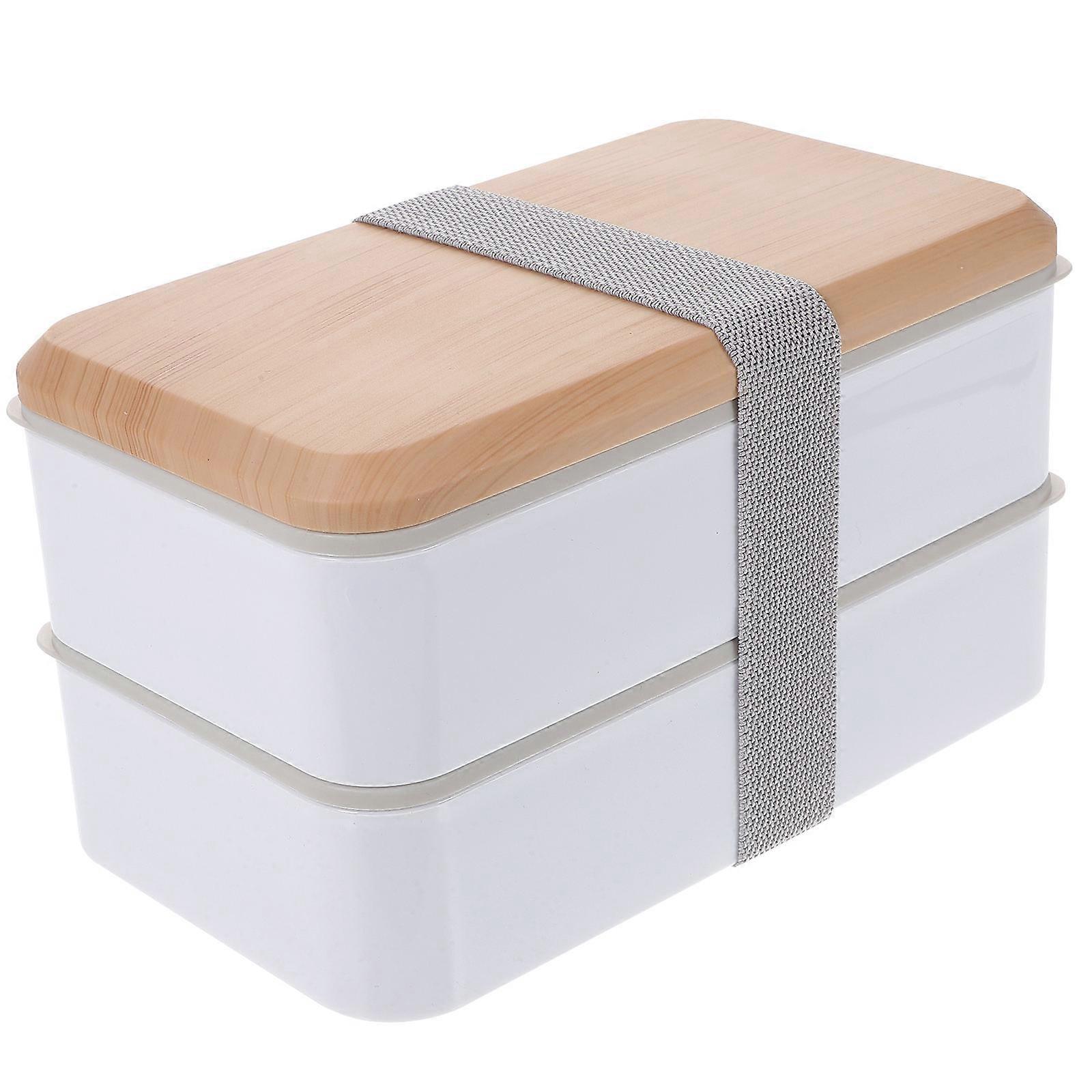 Food Carrier Double-Layer for Leakproof Portable Lunch Box Container