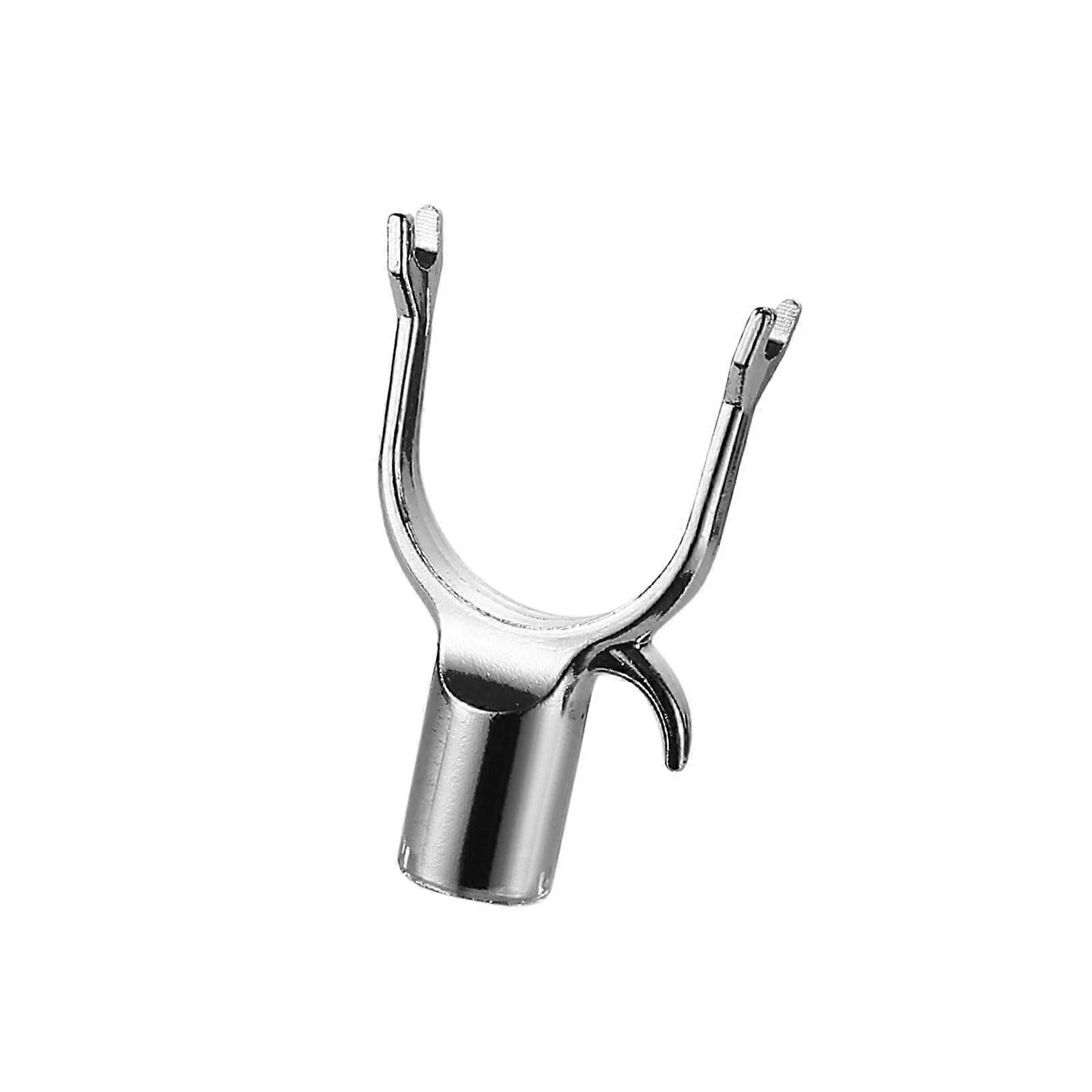 Closet Pole Hook Aluminum Alloy Clothes Rod Hook Replacement with  Load Capacity