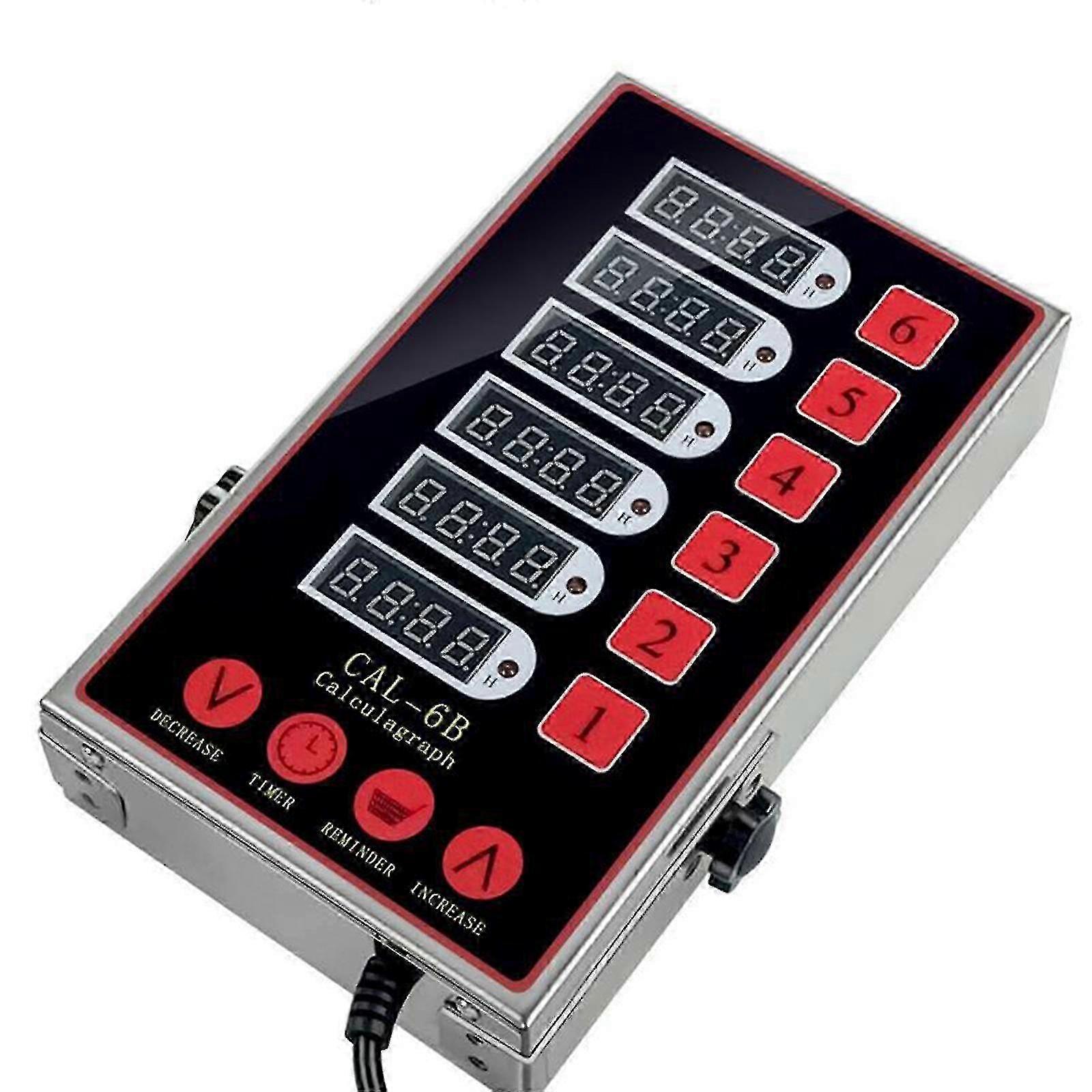 Professional Kitchen Timer Commercial Restaurant Cooking Timers 6 Channels 2025