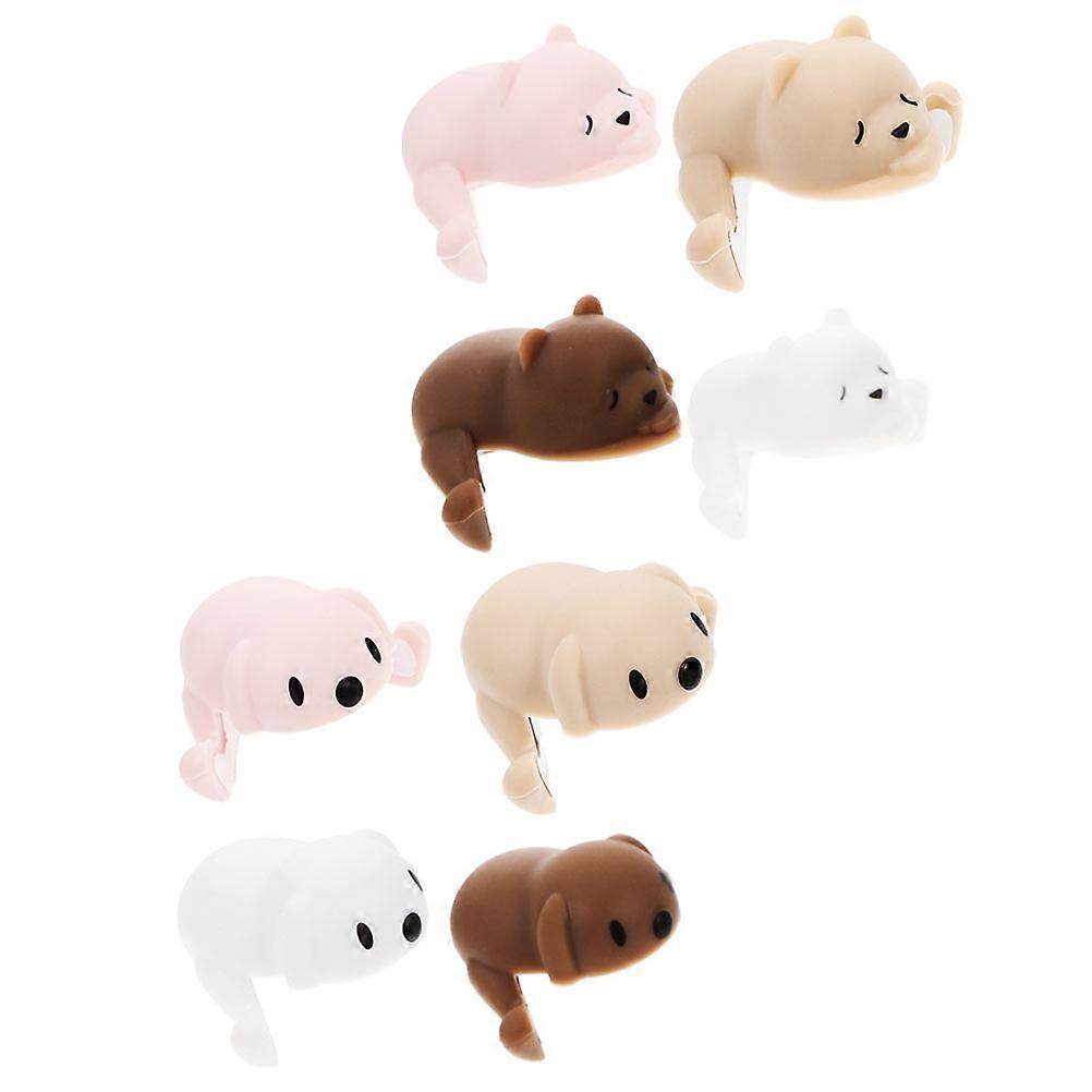 Cartoon Silicone Corner Guards for Baby Table Protection 8Pcs Set