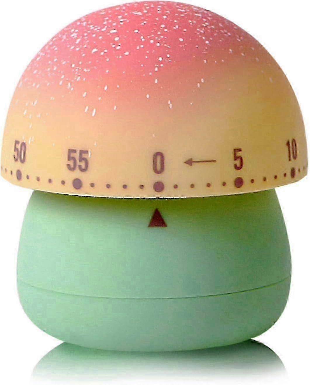 Mechanical Kitchen Timer, Cute Mushroom Timer For Kids, Wind-up 60-minute Manual Countdown Timer, Suitable For Classroom, Home, Study And Cooking