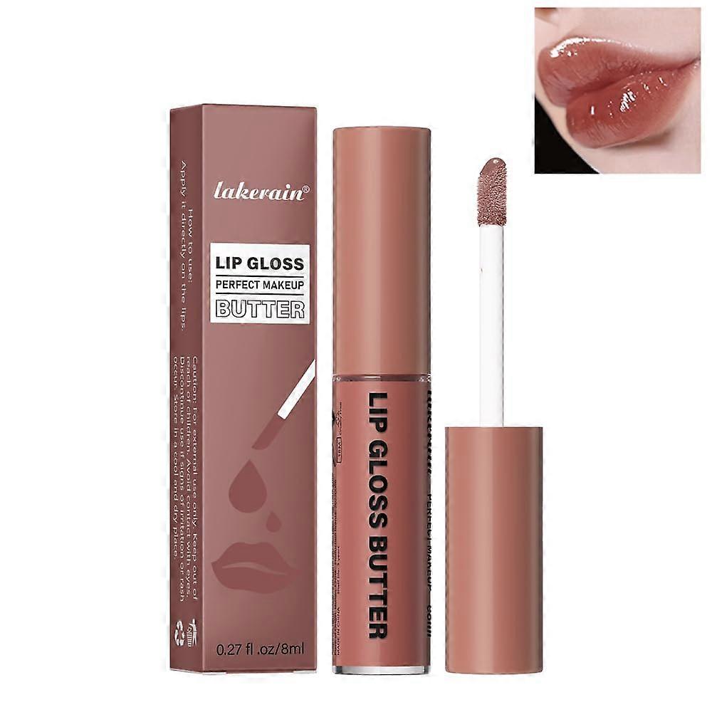 Lip Glaze Shade 13# Moisturizing Lipstick with Deep Hydration LongLasting Mirror Gloss Finish