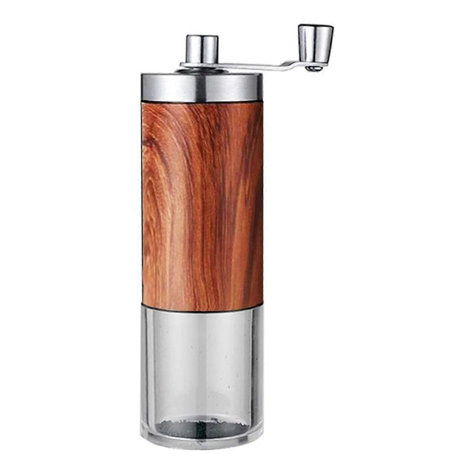 Manual Coffee Grinder with Stainless Steel Burr, Adjustable Hand Mill for Precise Consistent Grinding