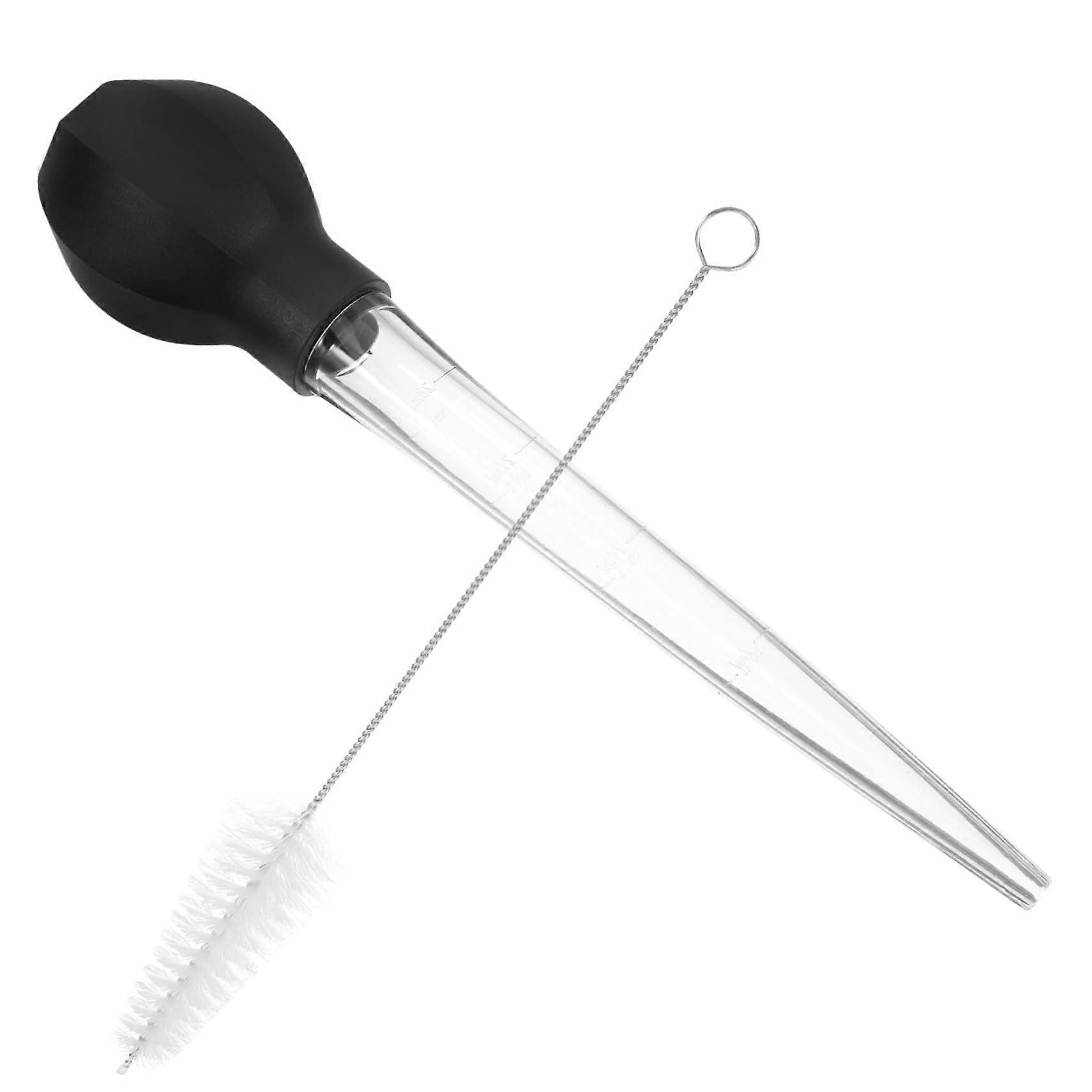 Turkey Baster with Basting Brush LeakResistant Design for Cooking and Precise Liquid Measurement