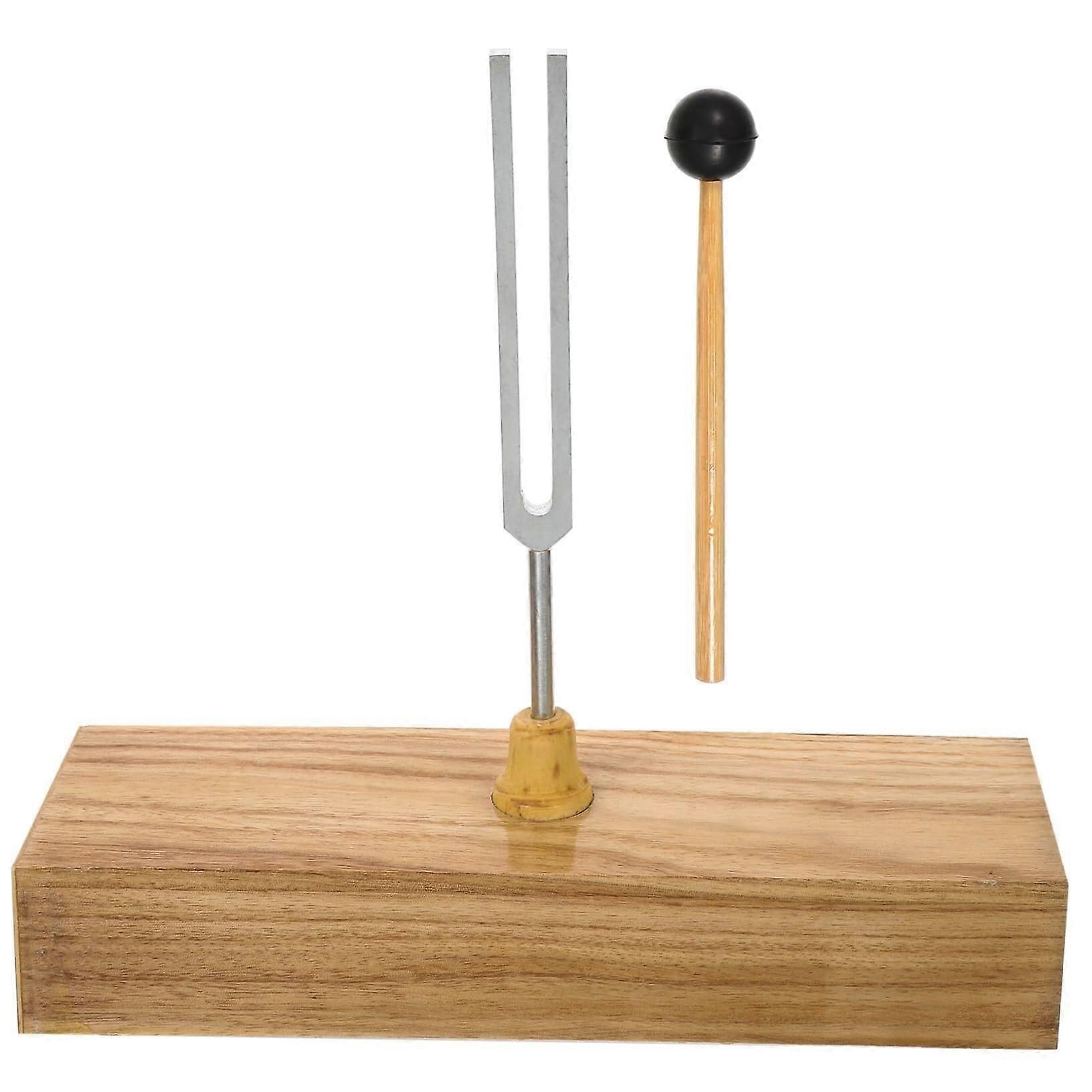 Tuning Fork Set with Wooden Resonance Box for Physics Acoustics Experiments and Teaching
