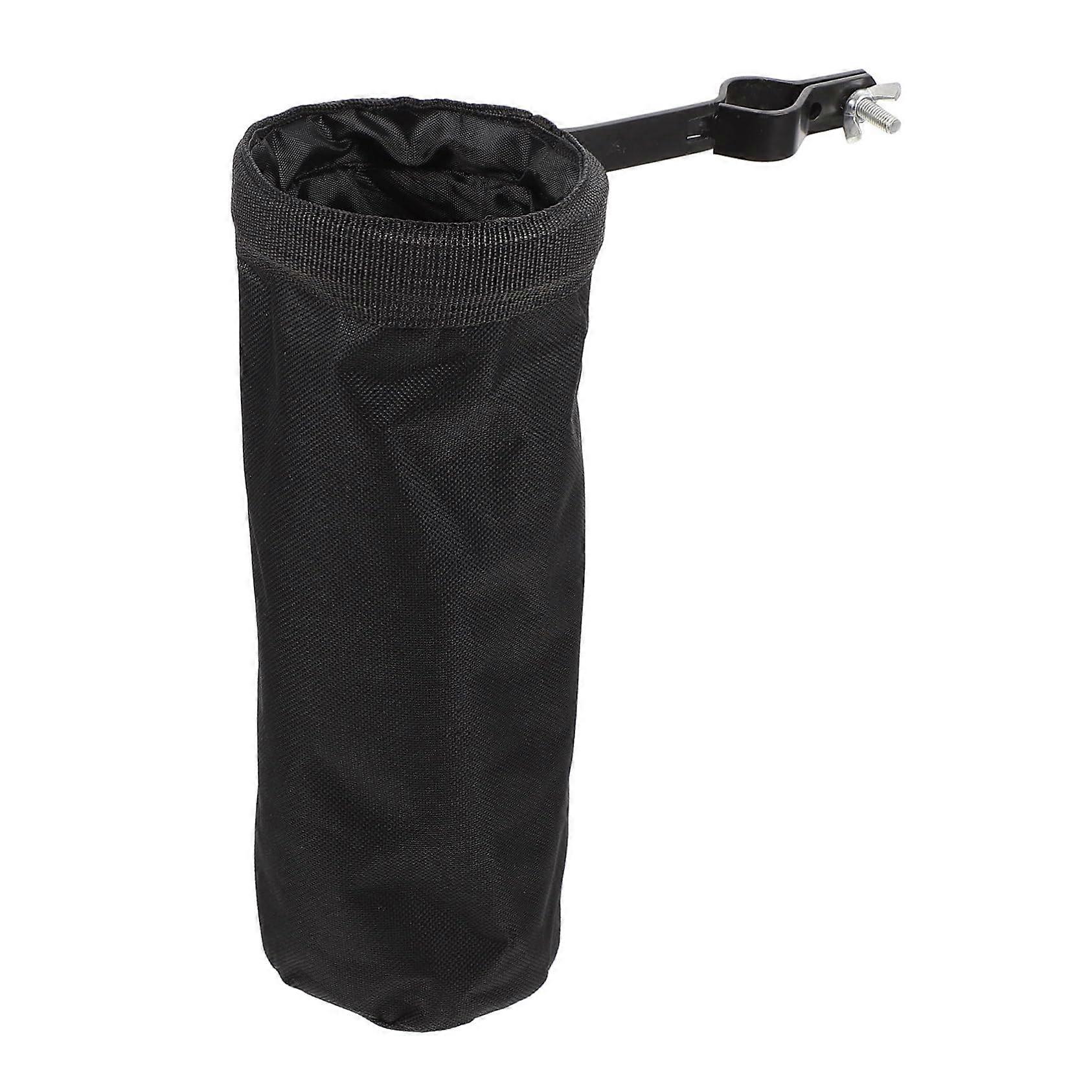 Compact Lightweight Drumstick Holder Barrel for Drummers, Black Case for Easy Stage Access