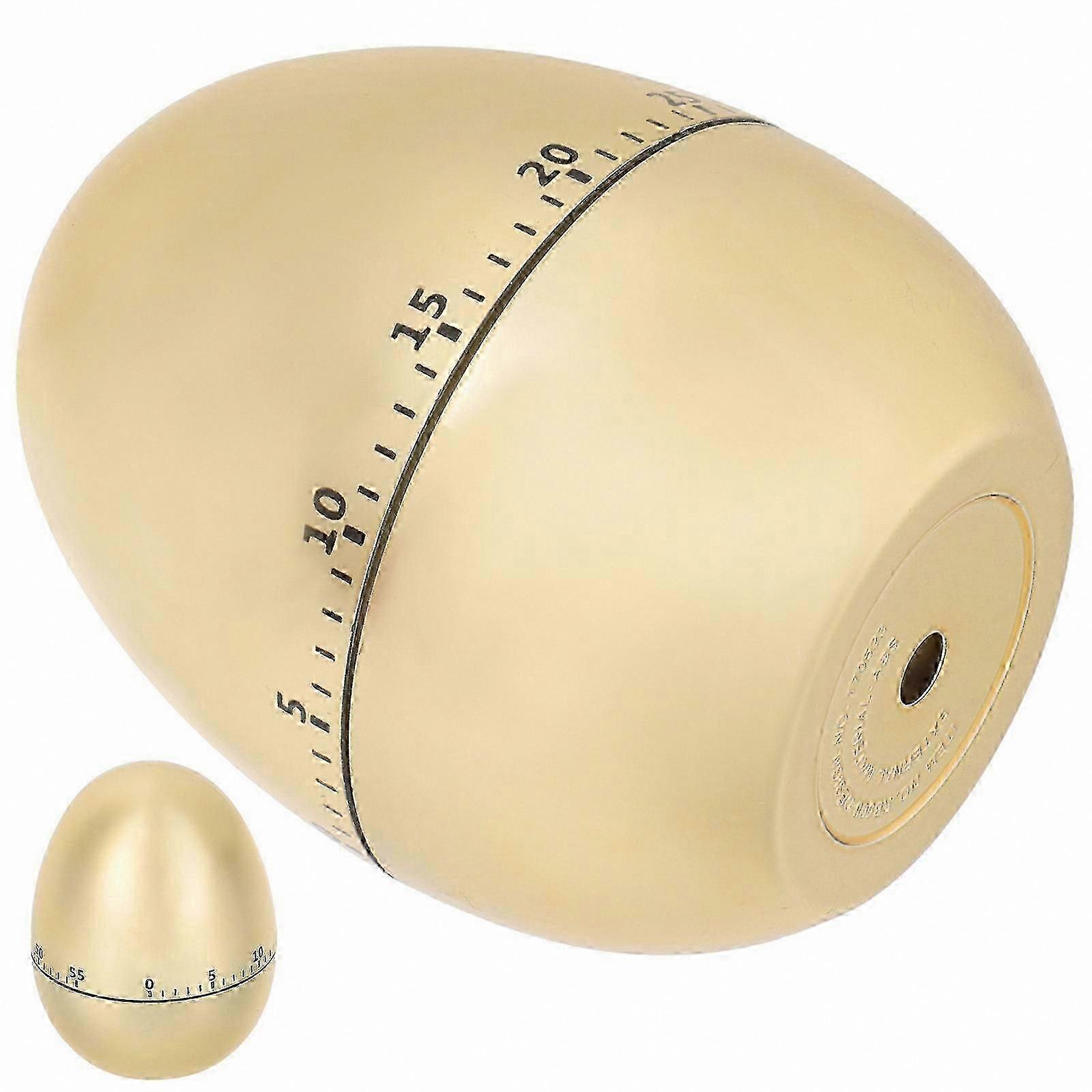 Kitchen Timer for Baking, Cooking, and Frying - Egg-Shaped Time Management Tool, 8.00x6.50x6.50cm, 1 Set