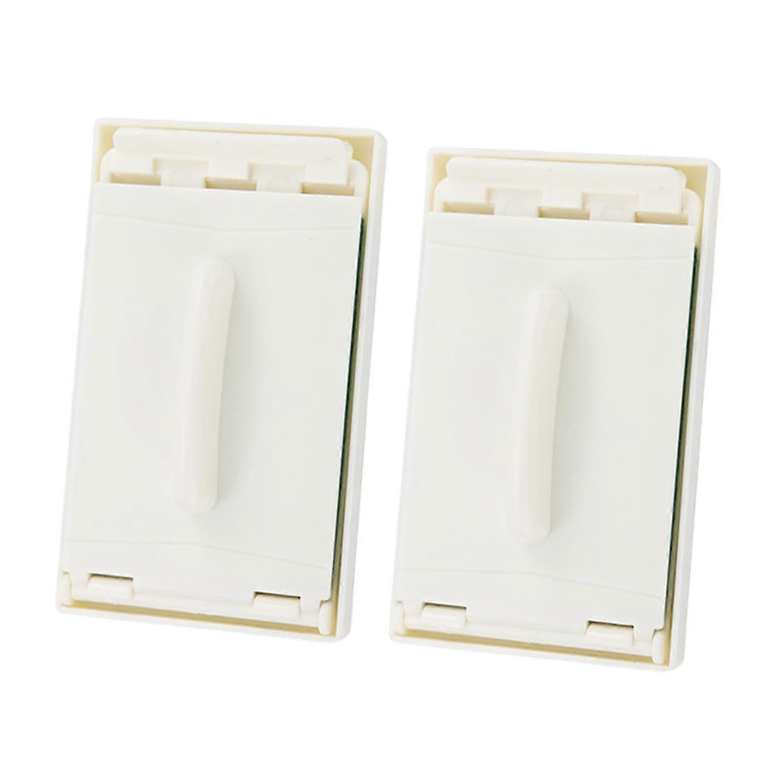 Guitar String Cleaner Kit White 2 Piece Set for All String Instruments with Spare Cleaner Brushes