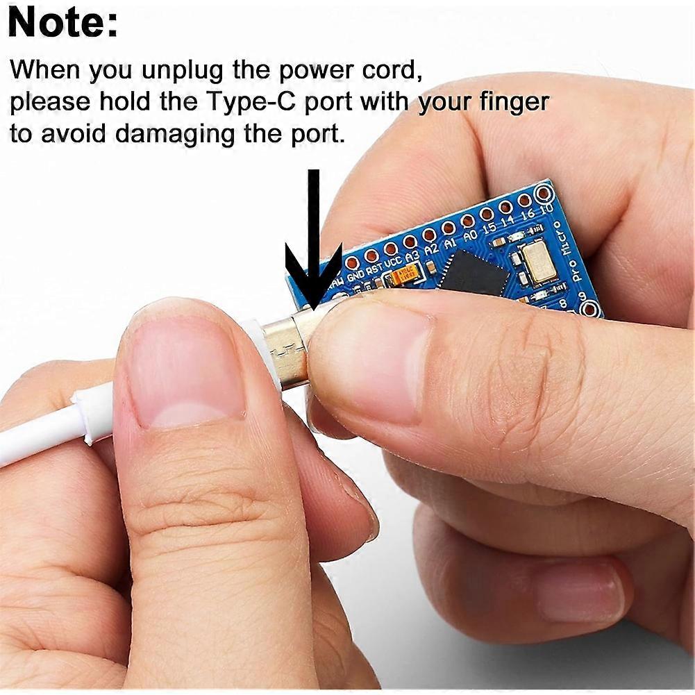 3er-Pack Pro Micro Board Module Atmega32U4 5V 16MHz USB Programmier-Entwicklungsboard Mikrocontroller, für AR Duino IDE