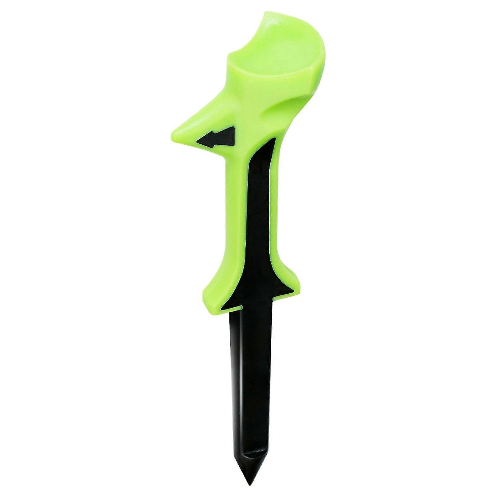 Golf Tees with Tilted 10 Degree Base, Low Friction for Accuracy and Driving Range Training