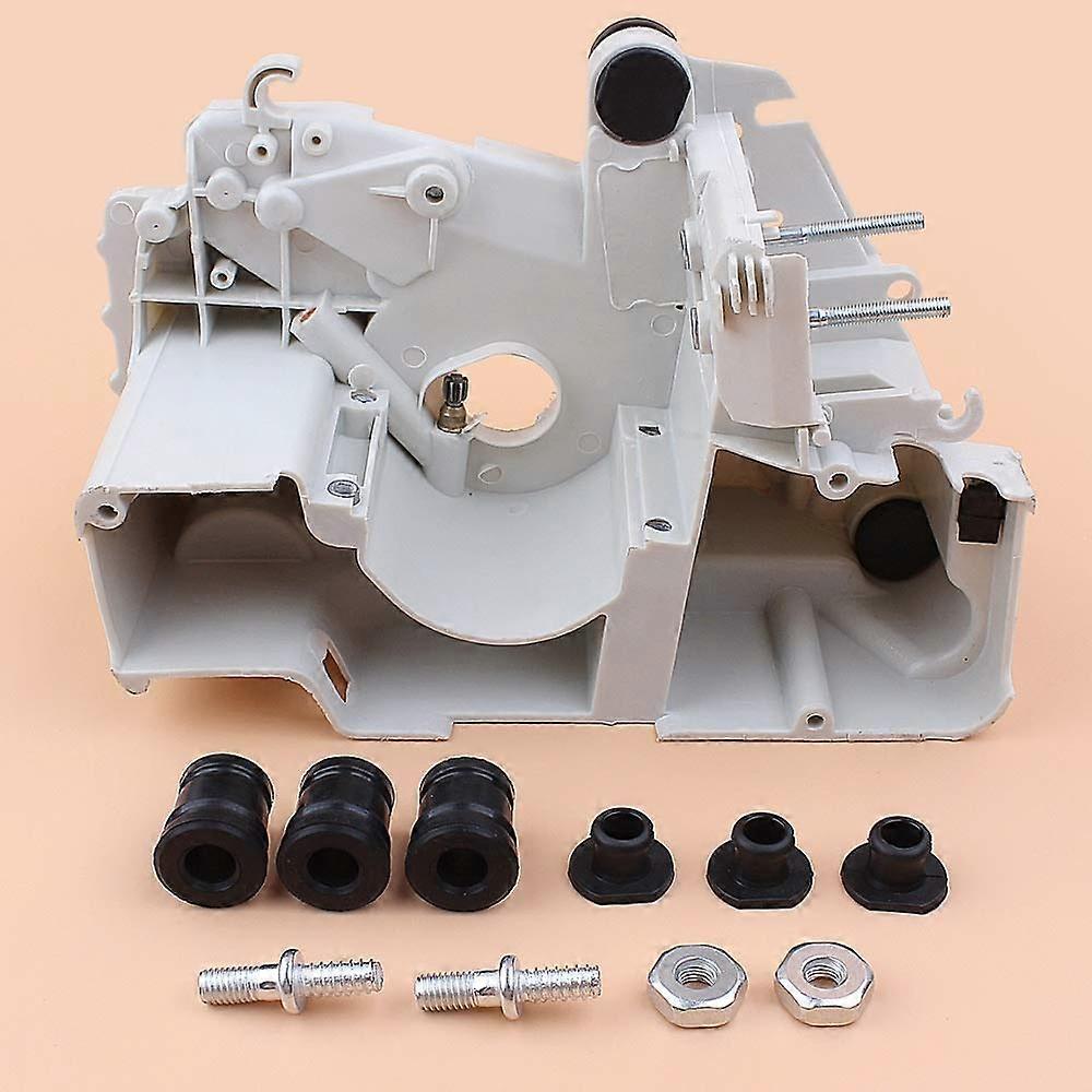 Chainsaw Parts for Stihl MS170 MS180 Crankcase Engine Housing Kit with AV Buffer Plug Bar Nuts Studs