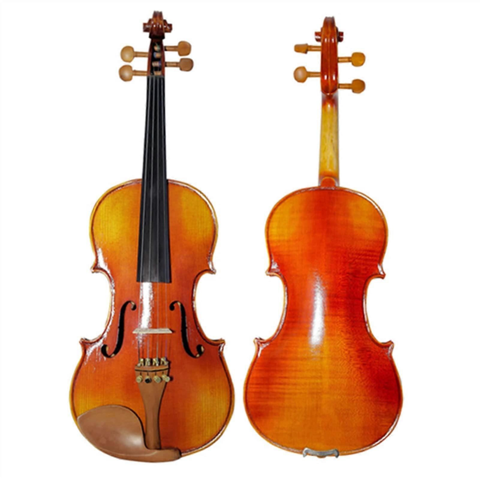 1/4 Size Beginner Violin Handcrafted Maple with Case and Bow for Students