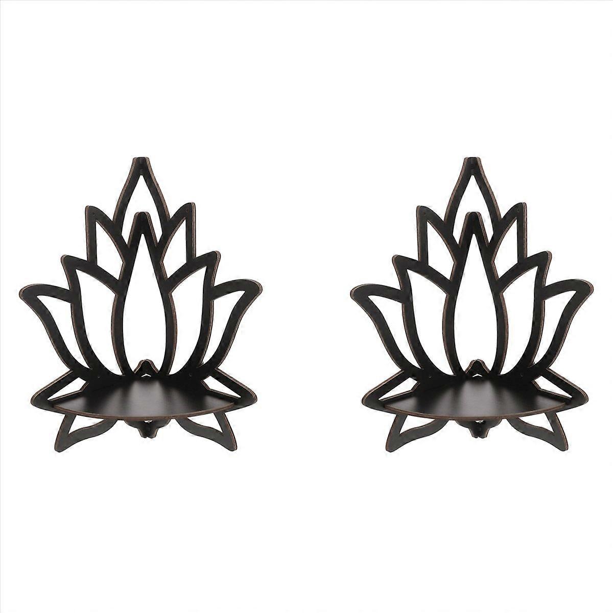 Wall Mount Floating Shelf Decorative Flower Plant Display Shelf